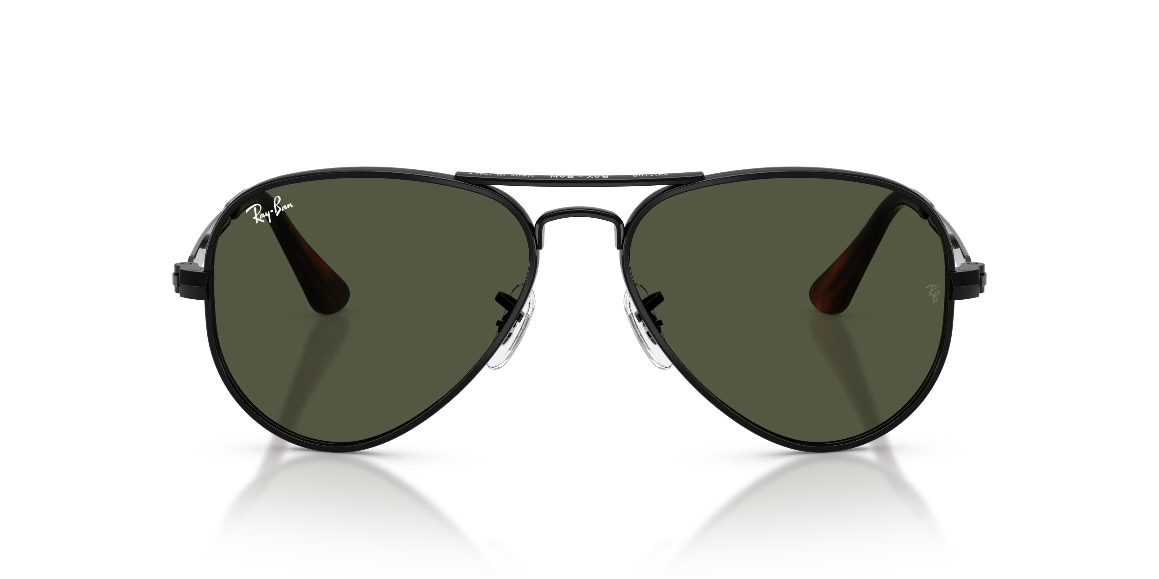 Ray - Ban RB3925 AVIATOR MAX 002/31 Occhiali da sole Metallo Nero Verde Pilot Normale - immagine 3