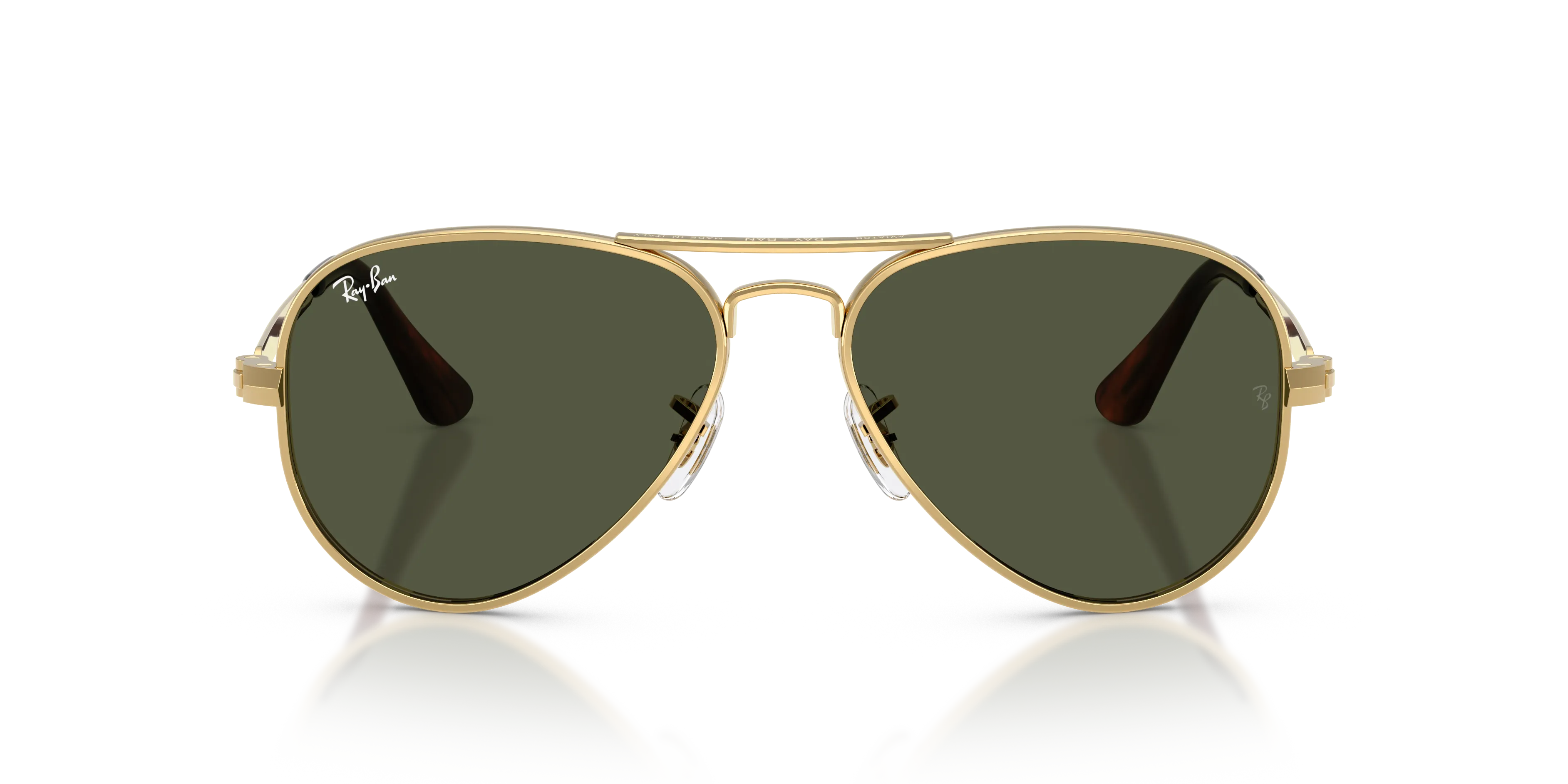 Ray - Ban RB3925 AVIATOR MAX 001/31 Occhiali da sole Metallo Oro Verde Pilot Normale - immagine 3