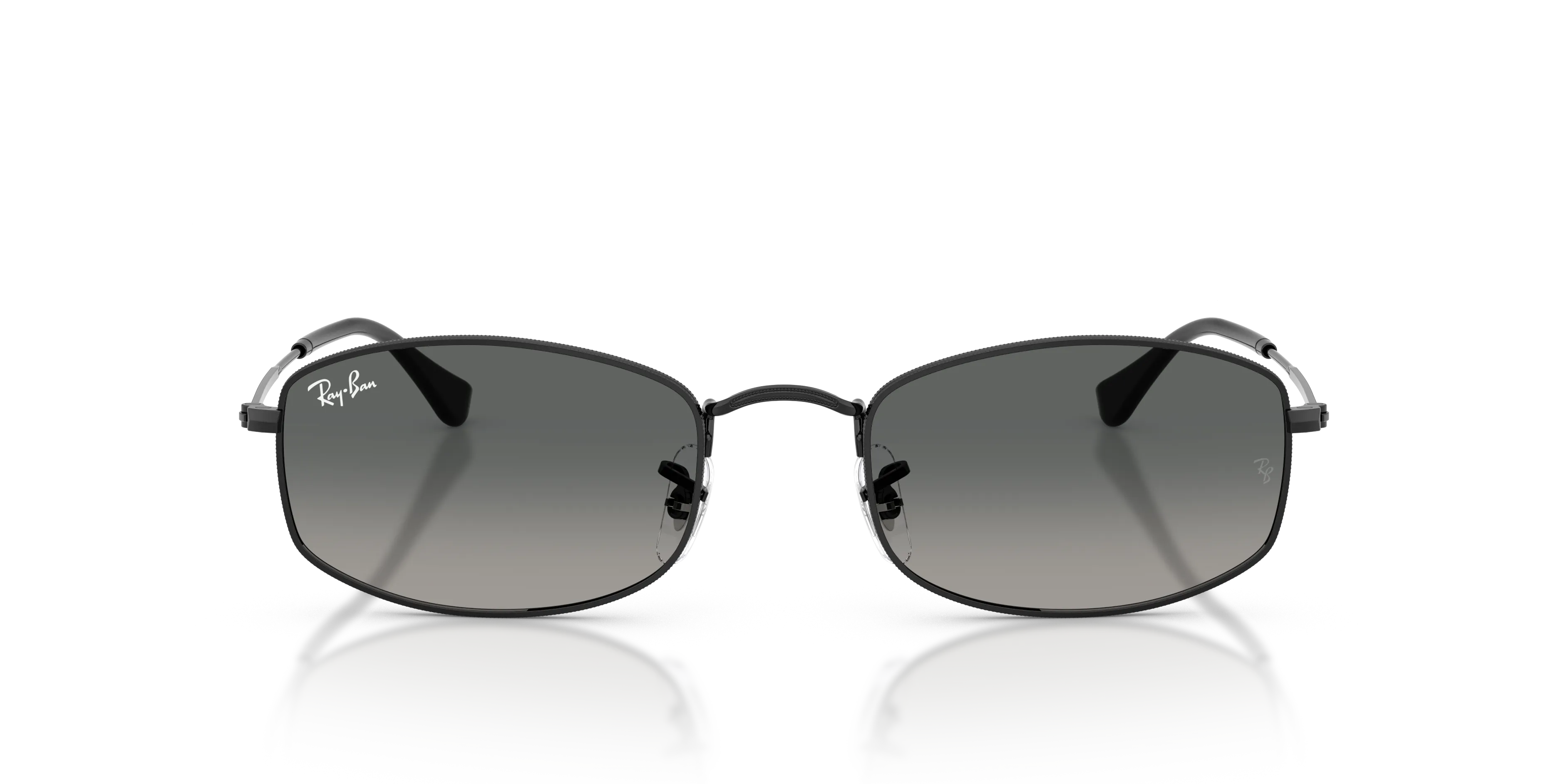 Ray - Ban RB3832 002/71 Occhiali da sole Metallo Nero Grigio Geometrica Normale Sfumato - immagine 3