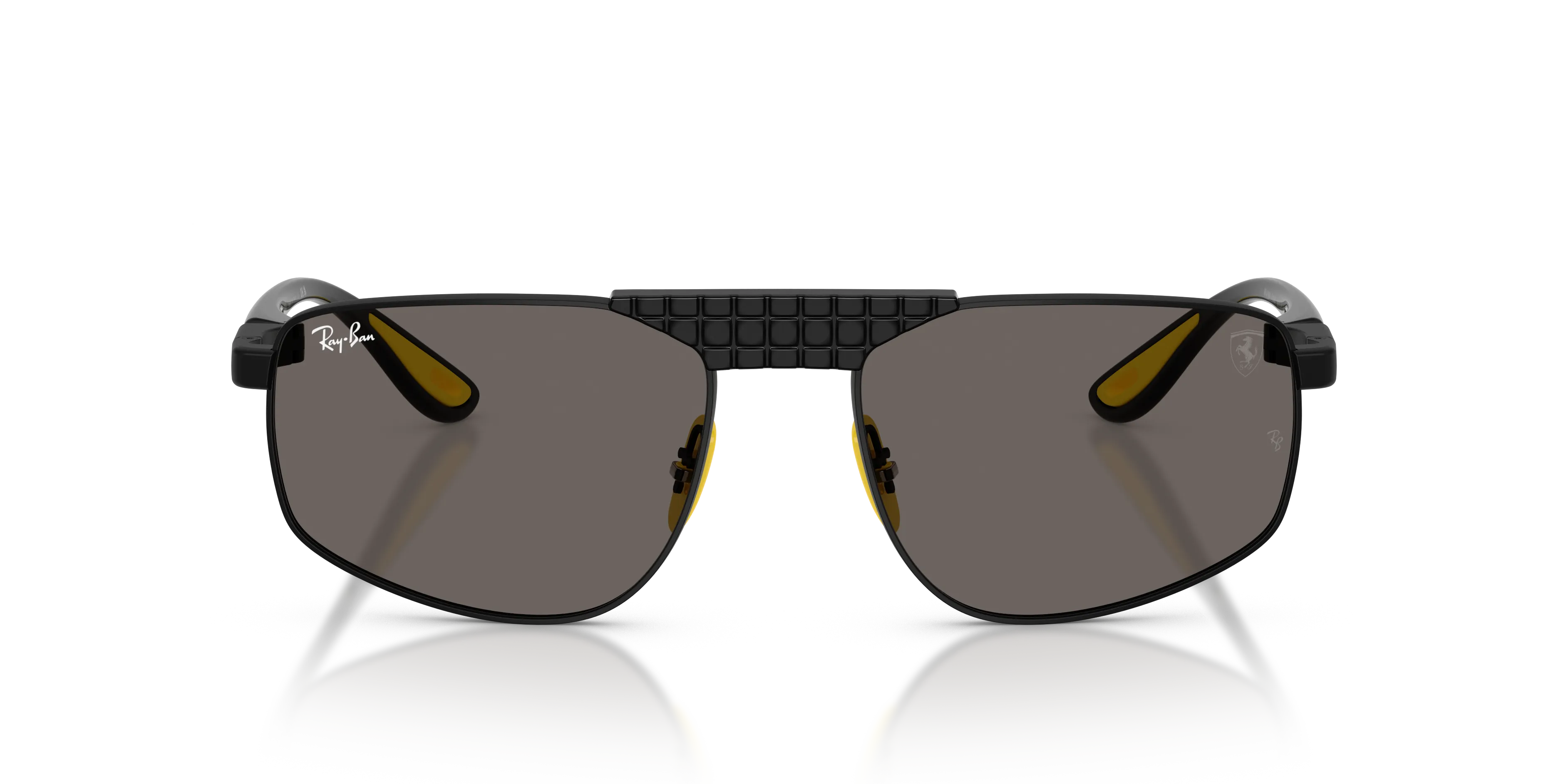 Ray - Ban RB3776M F128B1 Occhiali da sole Metallo Nero Grigio Geometrica Normale - immagine 3