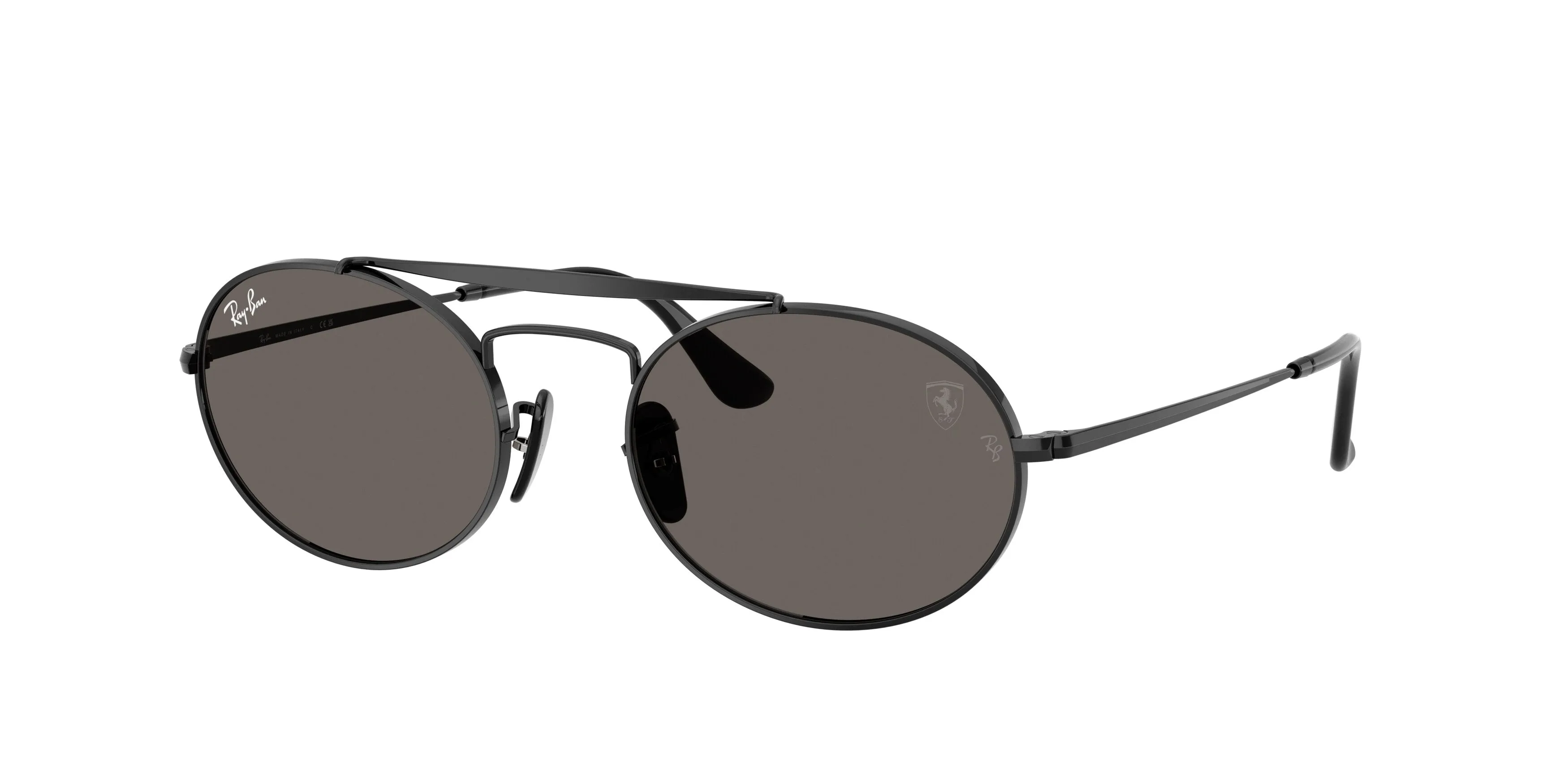 Ray - Ban RB3775M F134B1 Occhiali da sole Metallo Nero Grigio Rotonda Normale - immagine 1