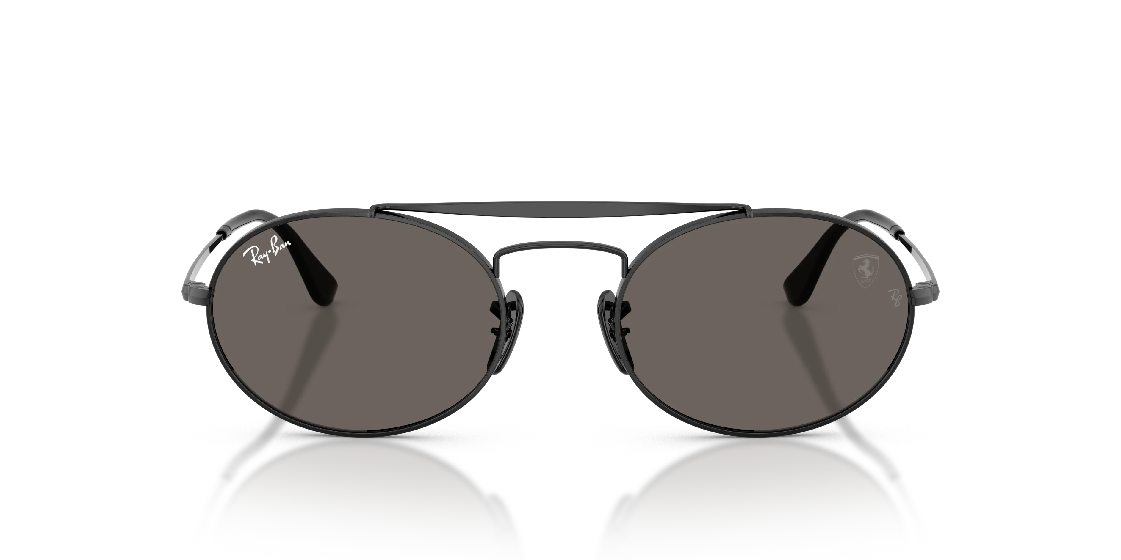 Ray - Ban RB3775M F134B1 Occhiali da sole Metallo Nero Grigio Rotonda Normale - immagine 3