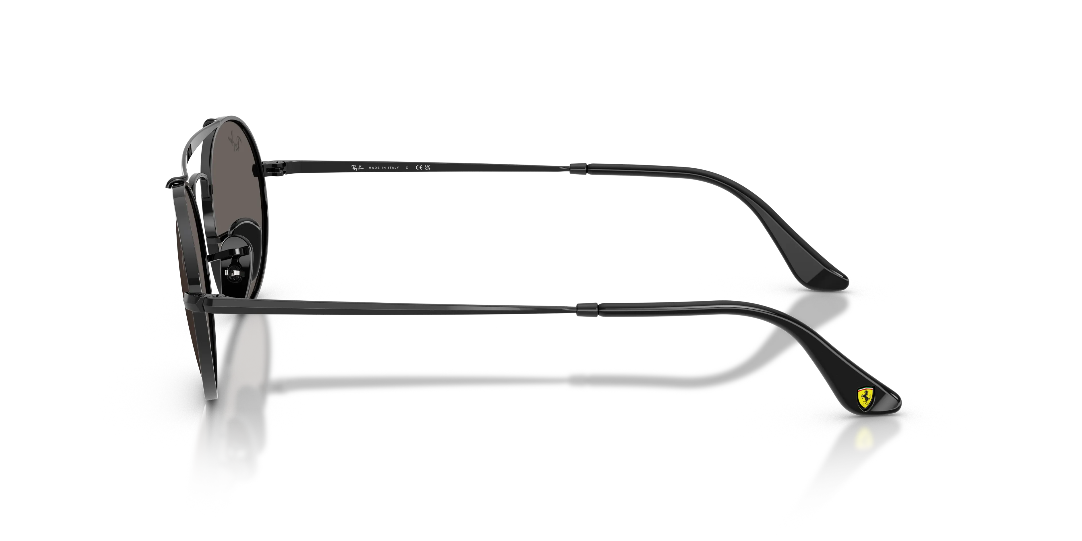 Ray - Ban RB3775M F134B1 Occhiali da sole Metallo Nero Grigio Rotonda Normale - immagine 4