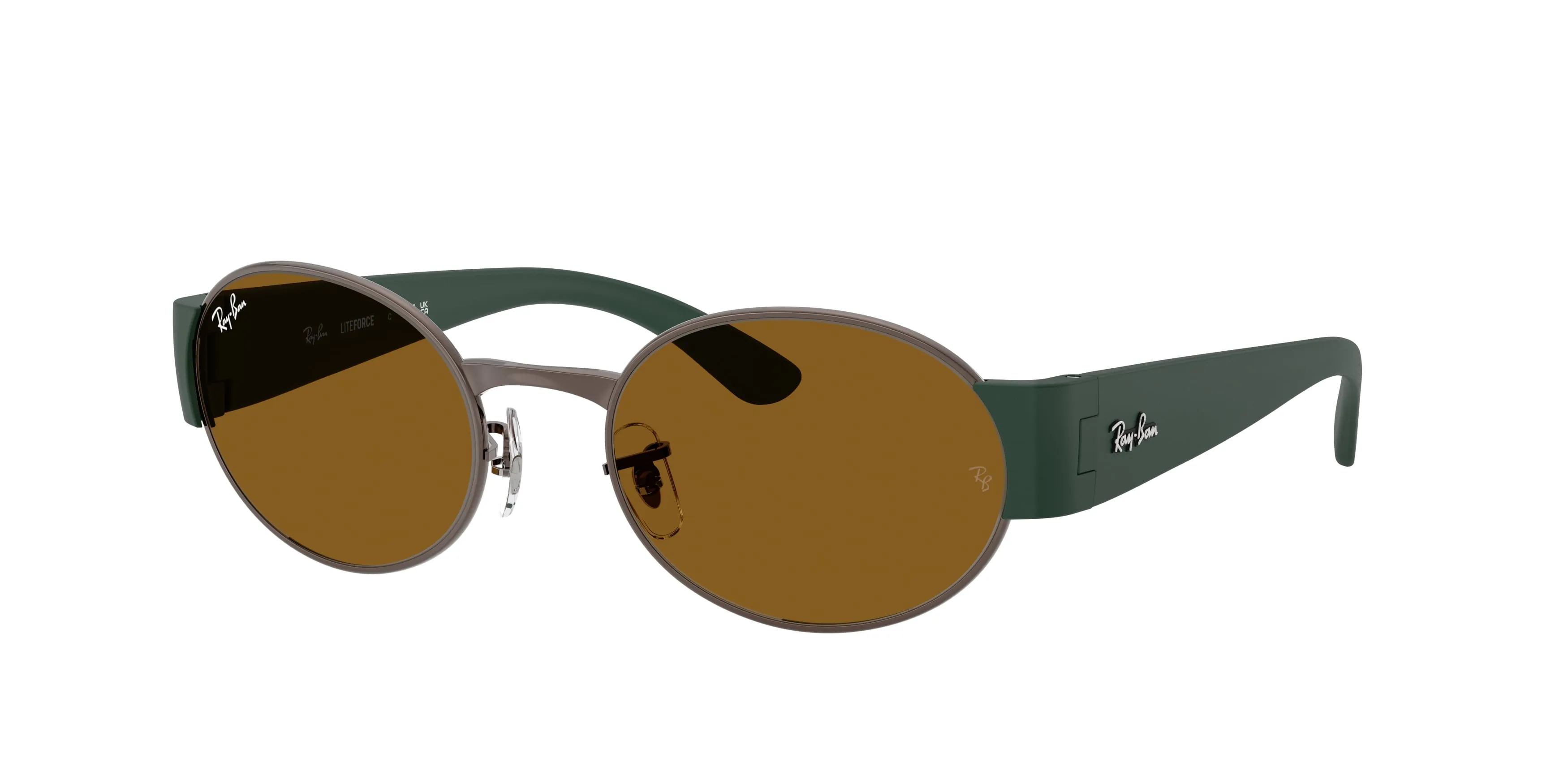 Ray - Ban RB3770 925933 Occhiali da sole Metallo Bronzo Marrone Rotonda Normale - immagine 1
