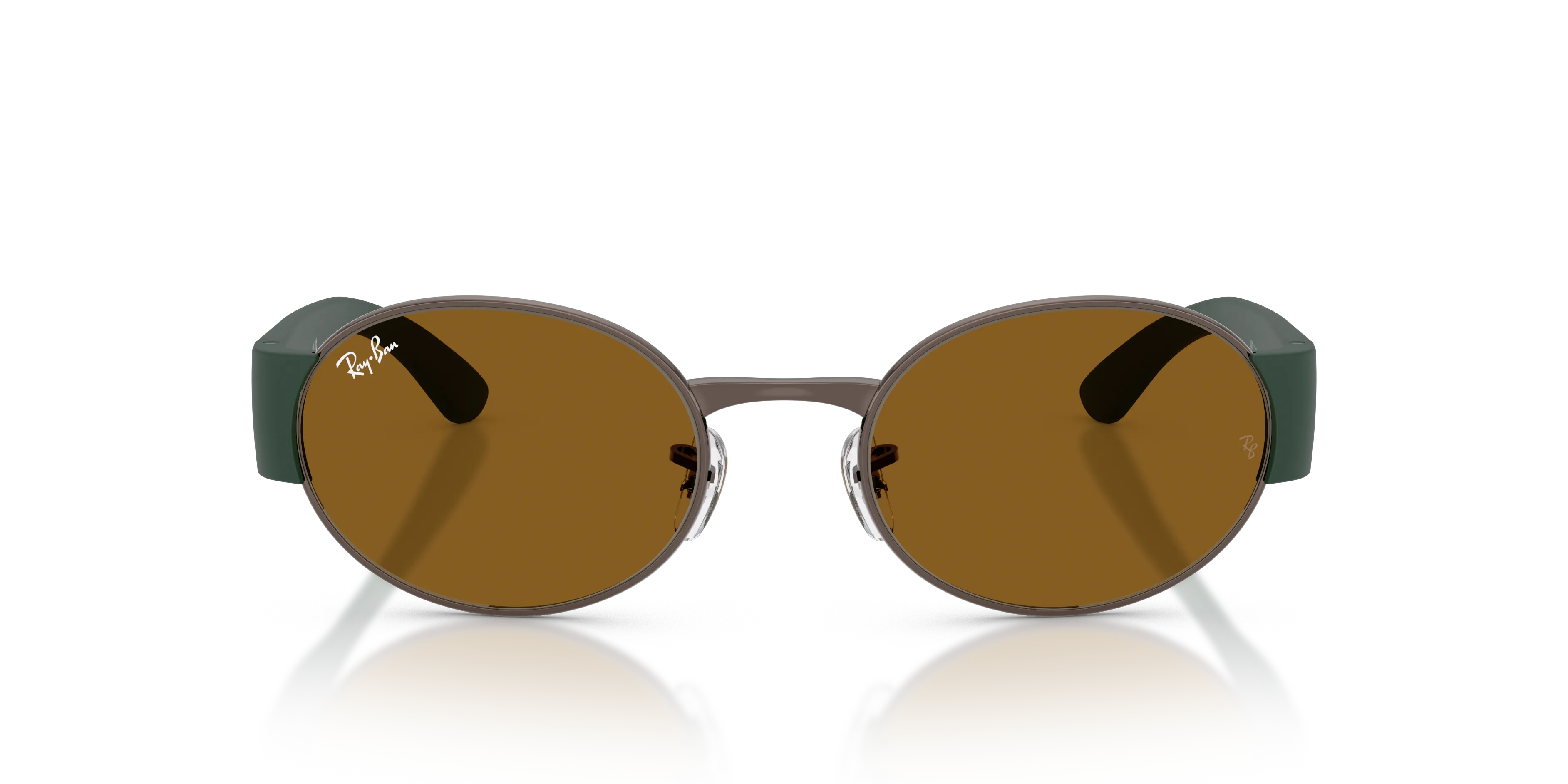 Ray - Ban RB3770 925933 Occhiali da sole Metallo Bronzo Marrone Rotonda Normale - immagine 3