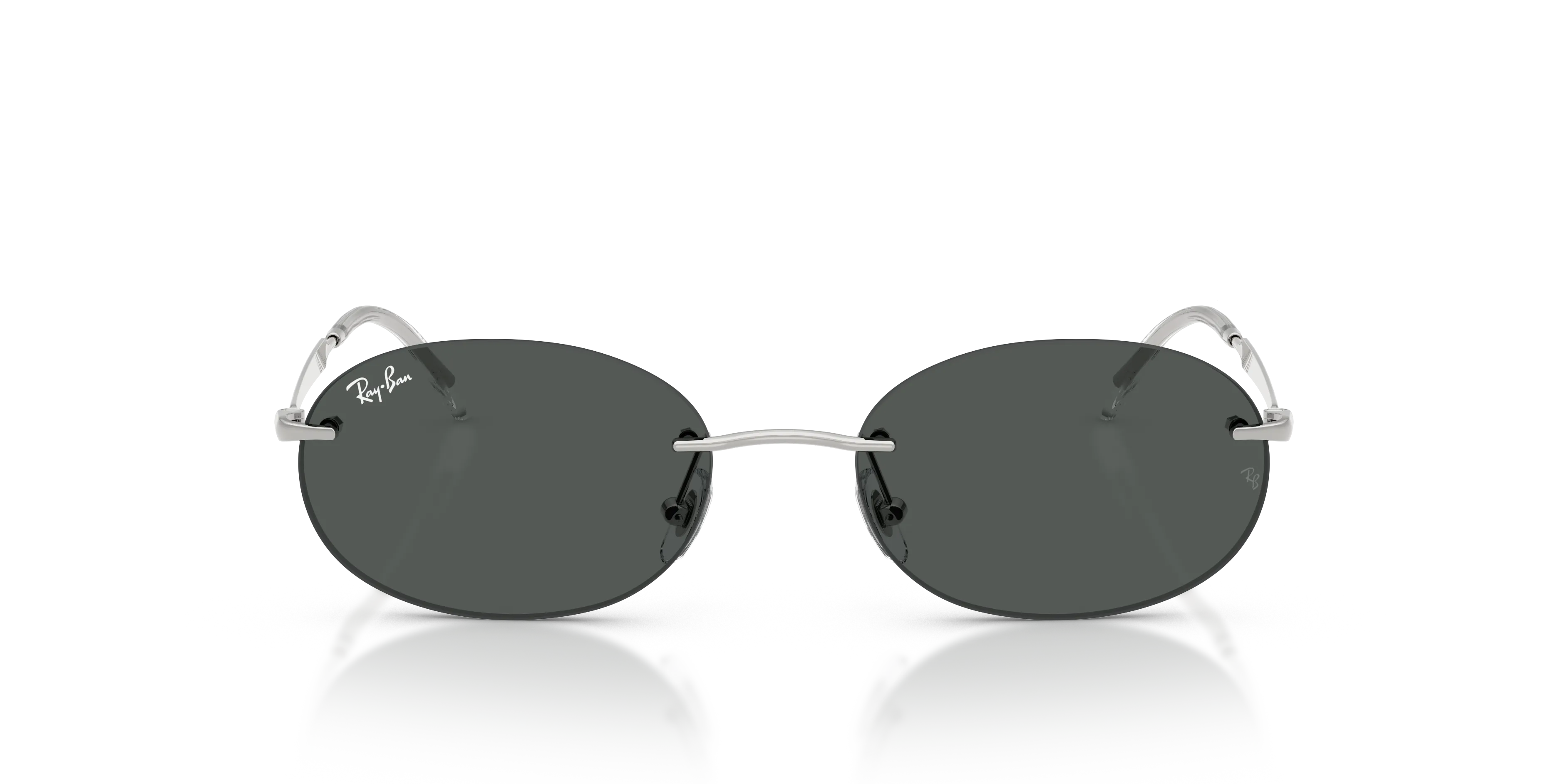 Ray - Ban RB3767 003/87 Occhiali da sole Metallo Argento Grigio Rotonda Normale - immagine 3