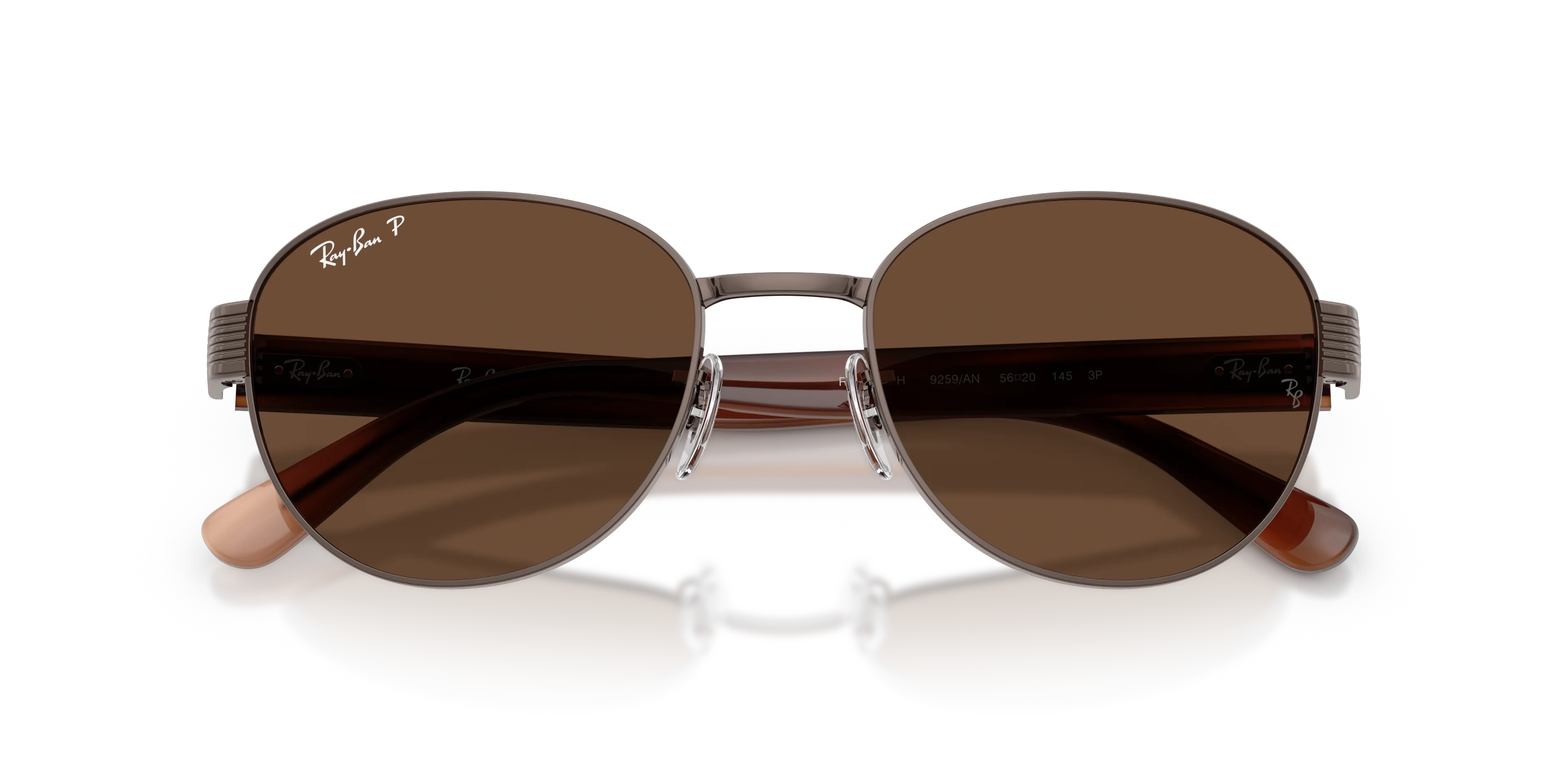 Ray - Ban RB3766CH 9259AN Occhiali da sole Metallo Bronzo Squadrata Polarizzata - immagine 2