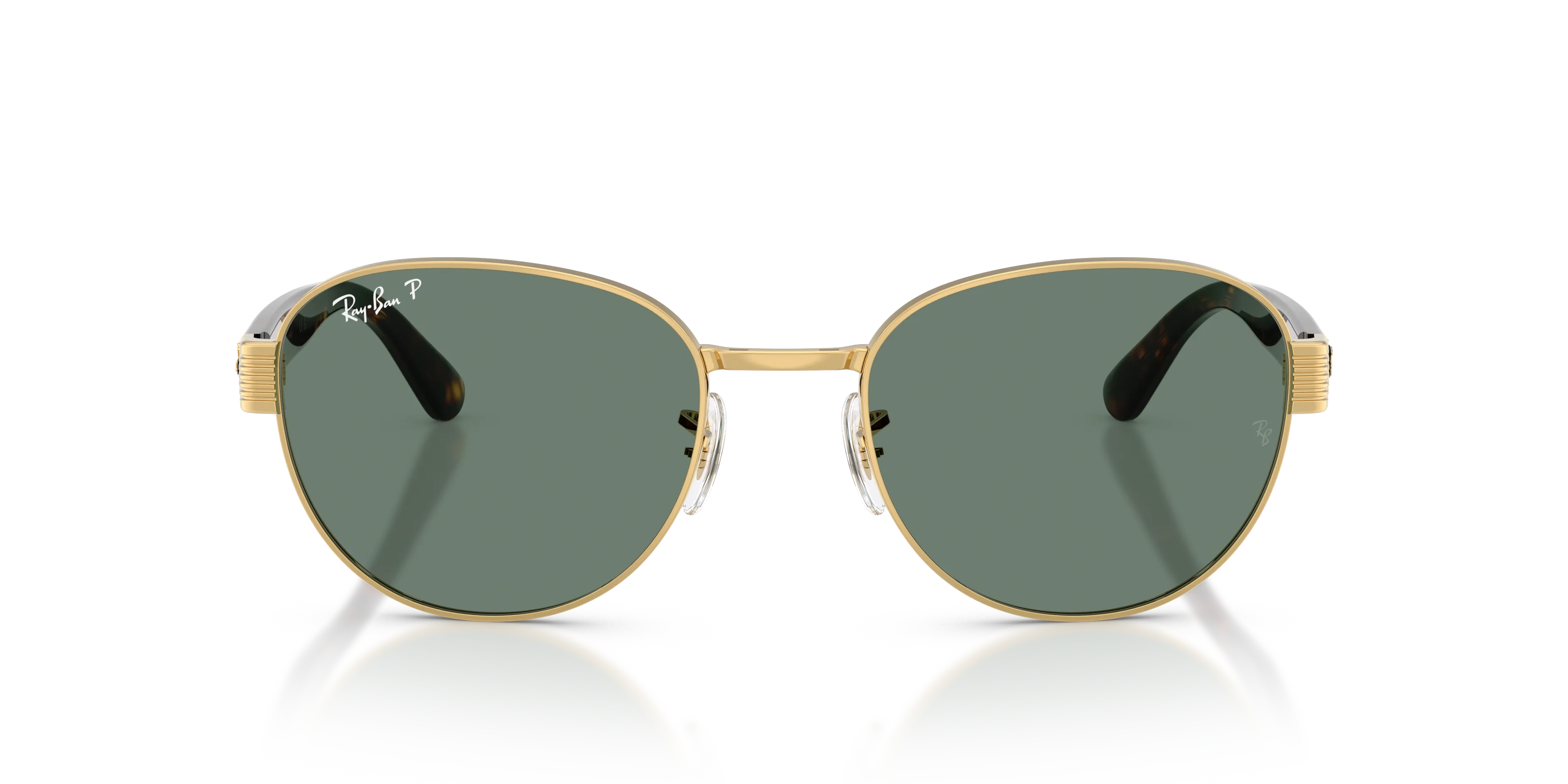 Ray - Ban RB3766CH 001/O9 Occhiali da sole Metallo Oro Grigio Squadrata Polarizzata - immagine 3
