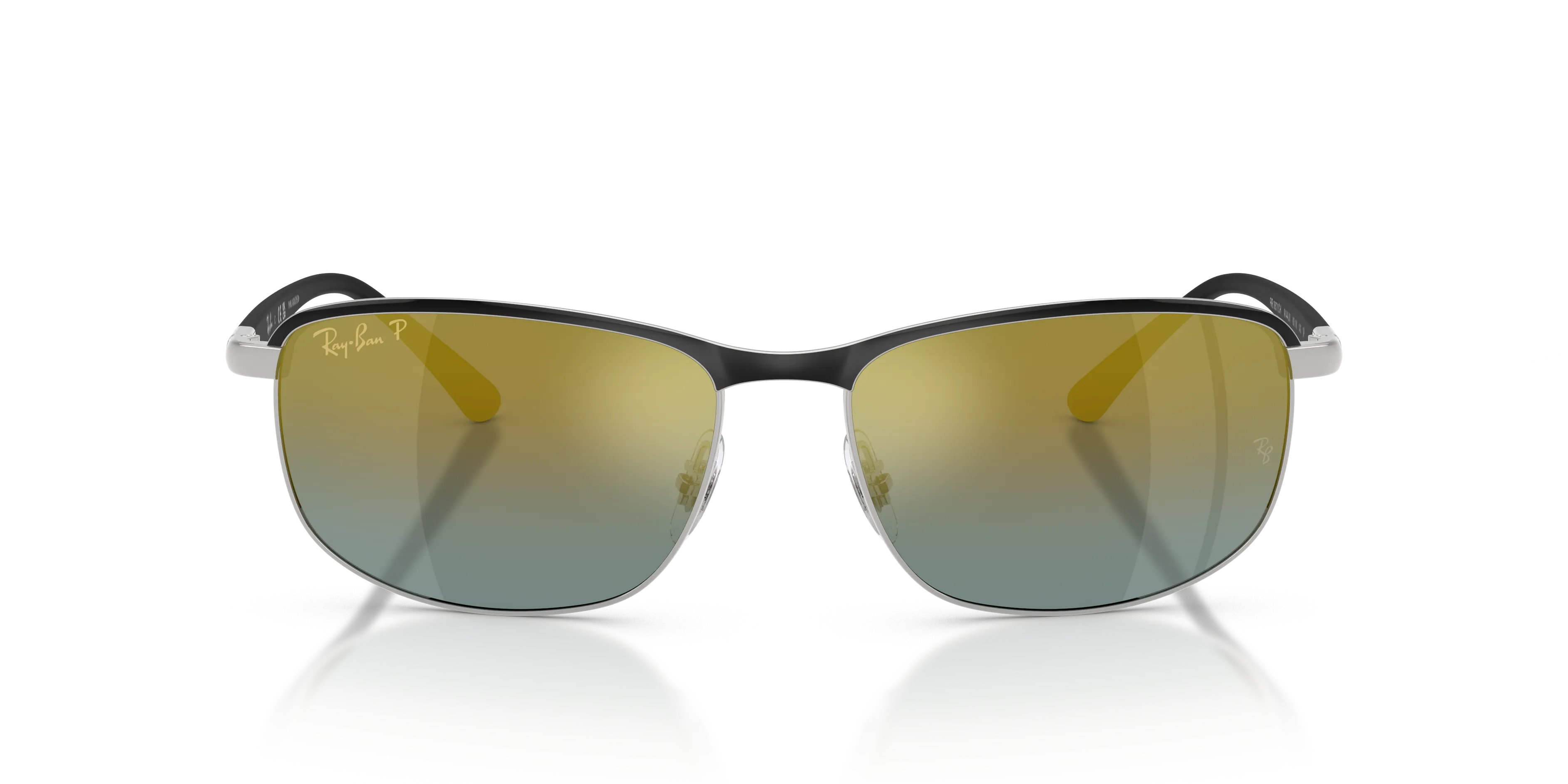 Ray - Ban RB3671CH CHROMANCE 9144J0 Occhiali da sole Metallo Nero Pillow Polarizzata Sfumato - immagine 3