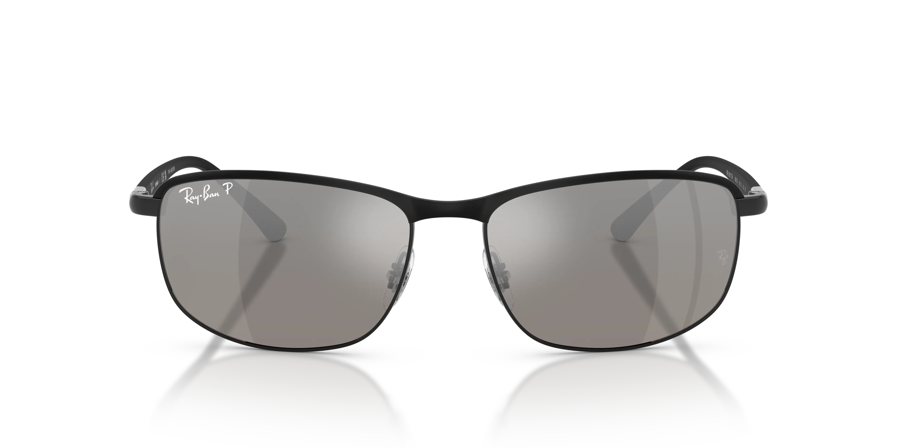 Ray - Ban RB3671CH CHROMANCE 186/5J Occhiali da sole Metallo Nero [""] Pillow Polarizzata - immagine 3