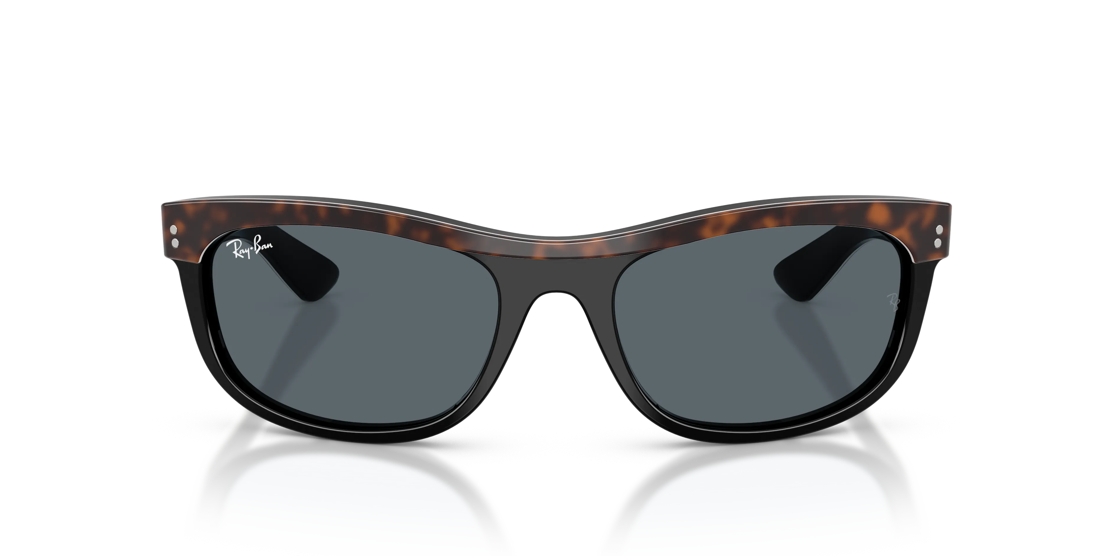 Ray - Ban RB2489 BALORAMA 1441R5 Occhiali da sole Acetato Marrone Blu Squadrata Normale - immagine 3