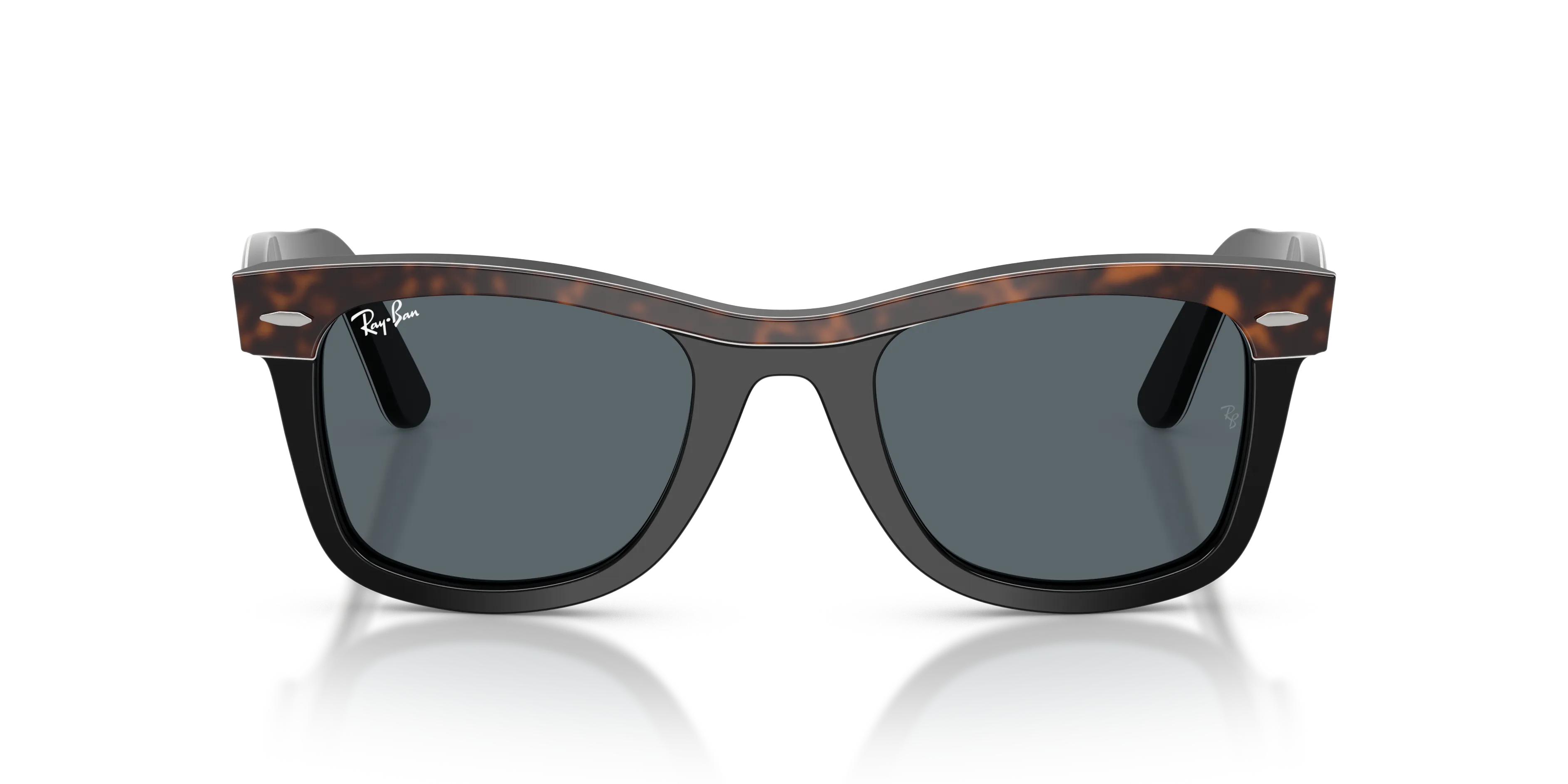 Ray - Ban RB2240 WAYFARER 1441R5 Occhiali da sole Acetato Marrone Blu Squadrata Normale - immagine 3