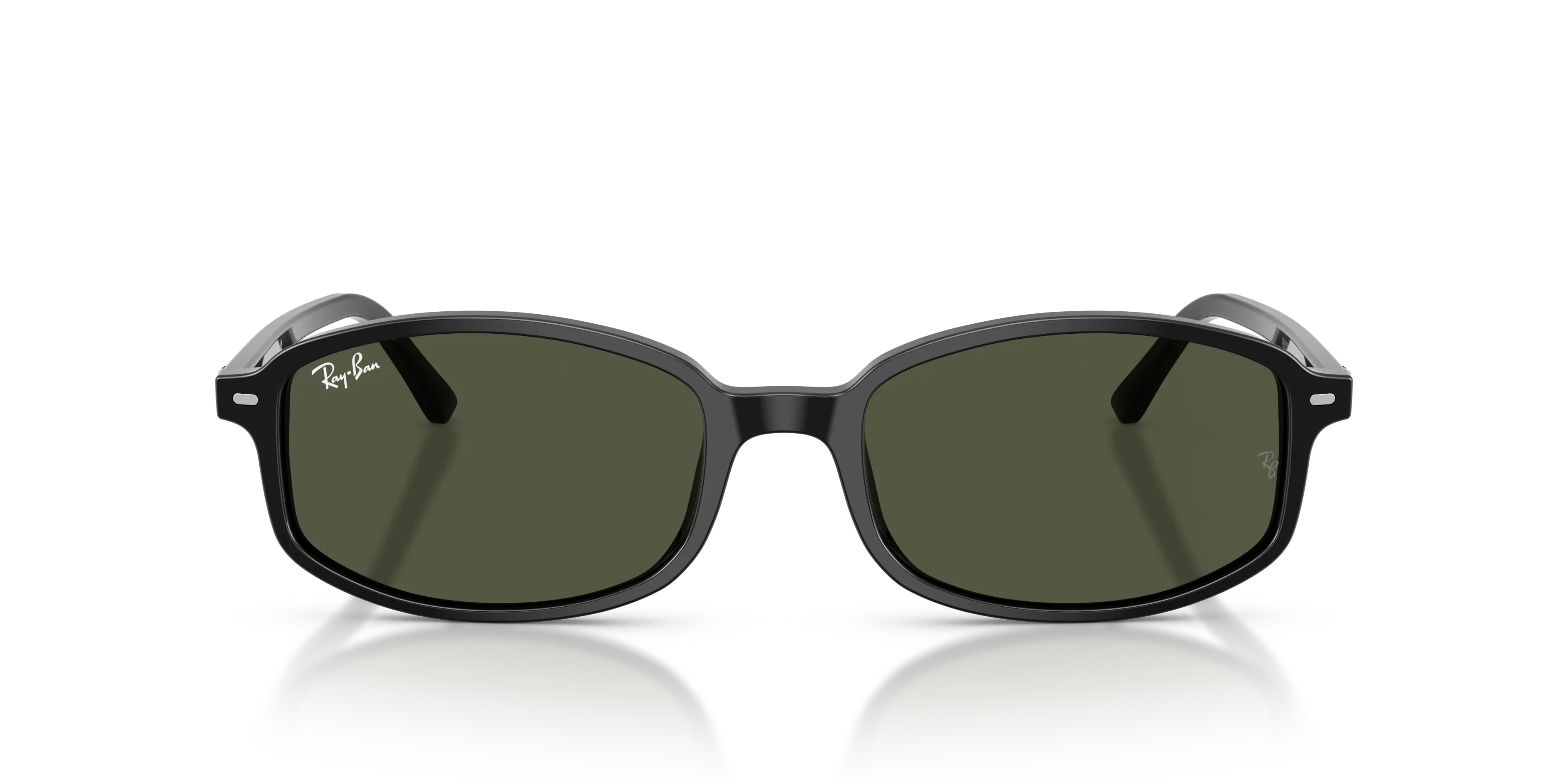 Ray - Ban RB2232 901/31 Occhiali da sole Acetato Nero Verde Geometrica Normale - immagine 3