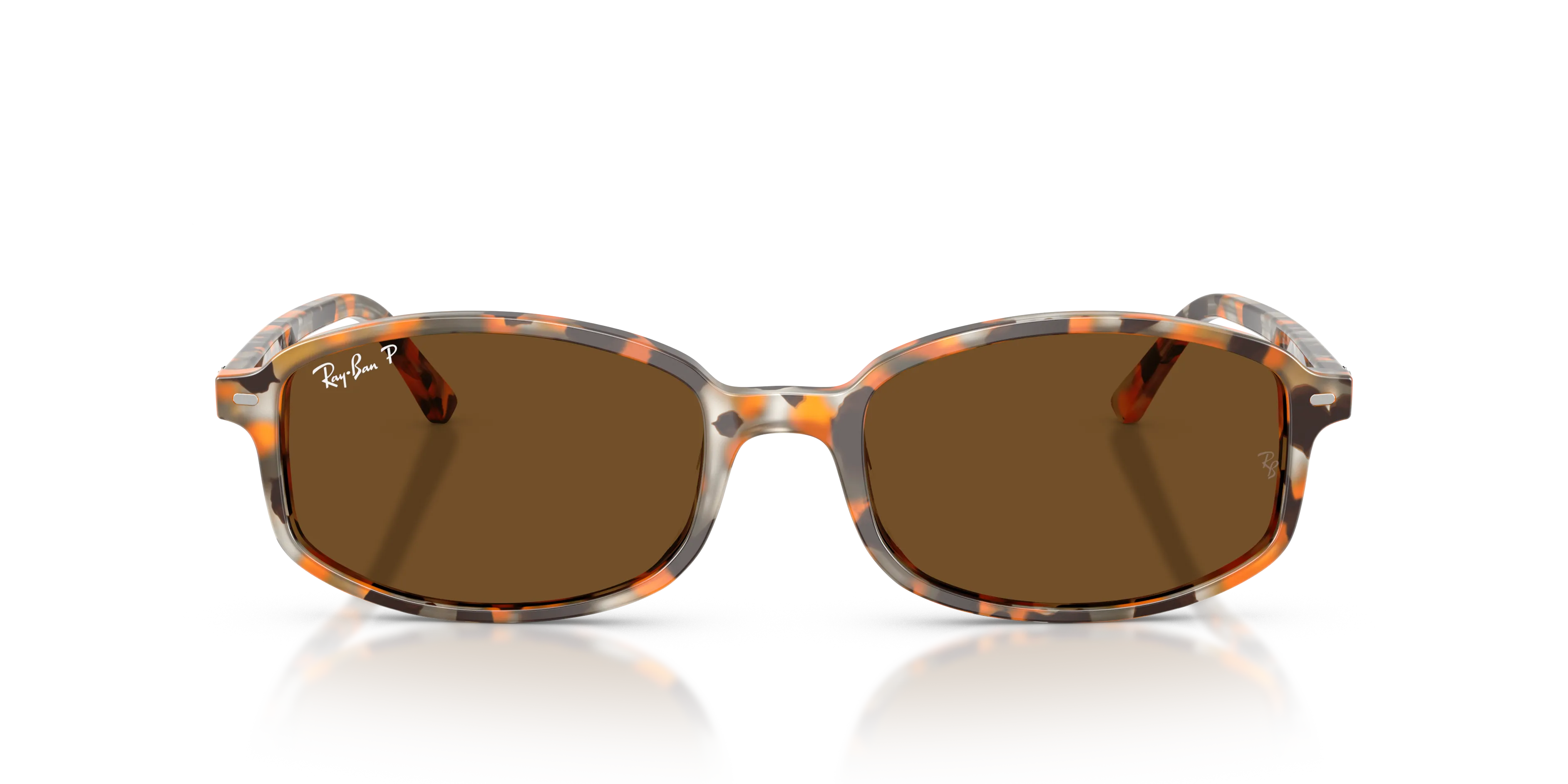 Ray - Ban RB2232 135757 Occhiali da sole Acetato Marrone Marrone Geometrica Polarizzata - immagine 3