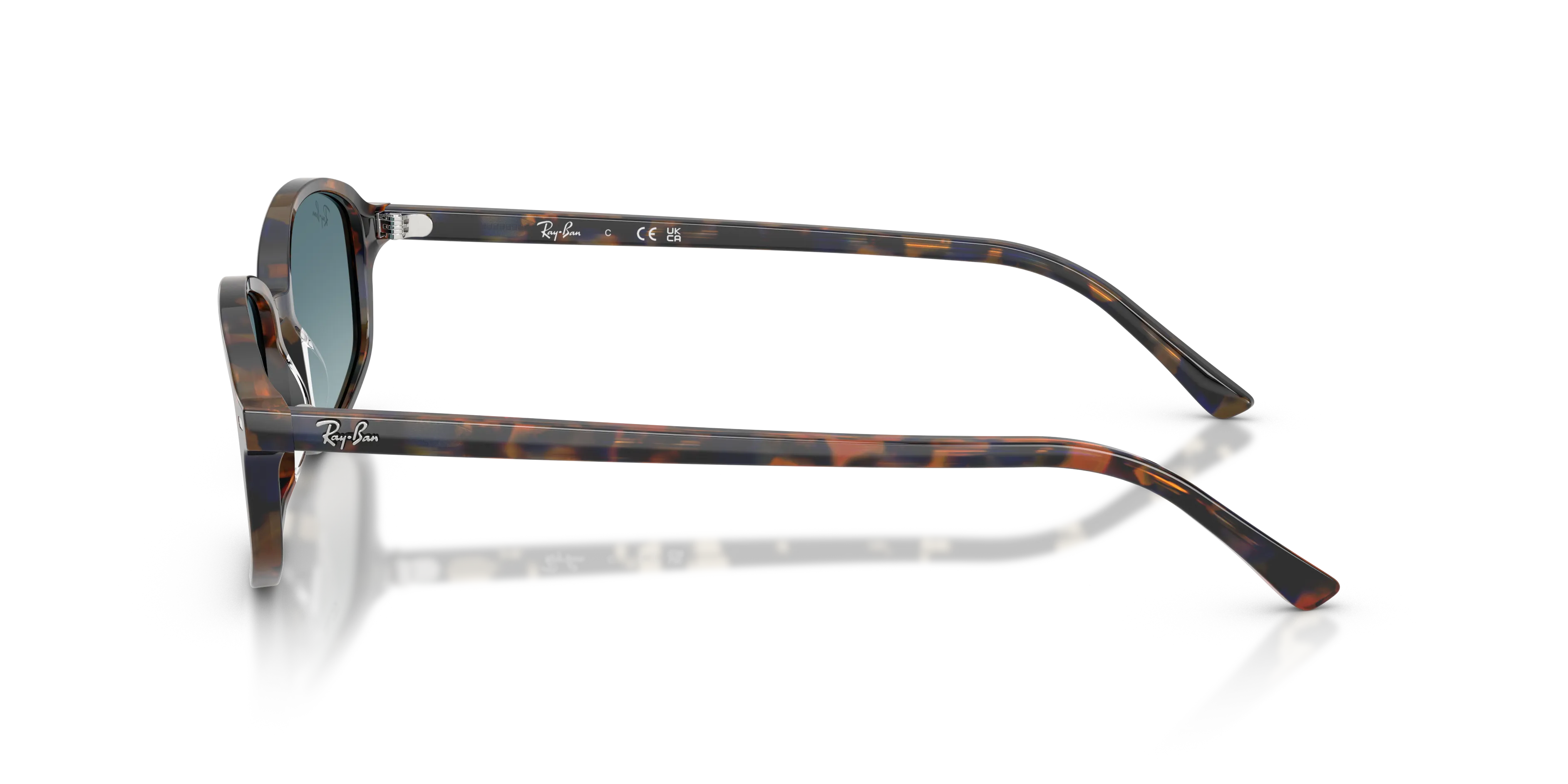 Ray - Ban RB2232 13563M Occhiali da sole Acetato Tartaruga Geometrica Normale Sfumato - immagine 4