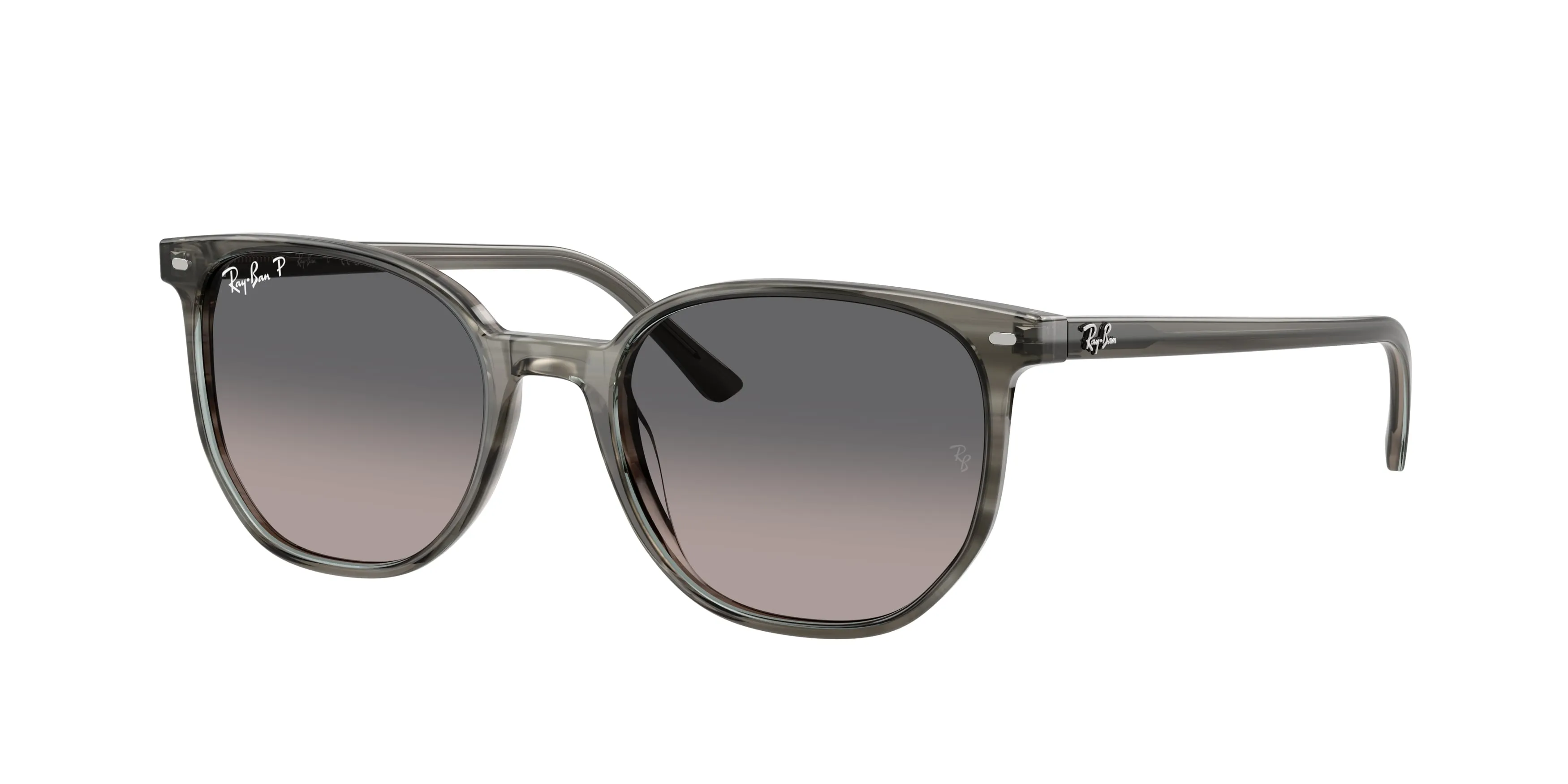 Ray - Ban RB2197 ELLIOT 1438M3 Occhiali da sole Acetato Grigio Grigio Squadrata Polarizzata - immagine 1