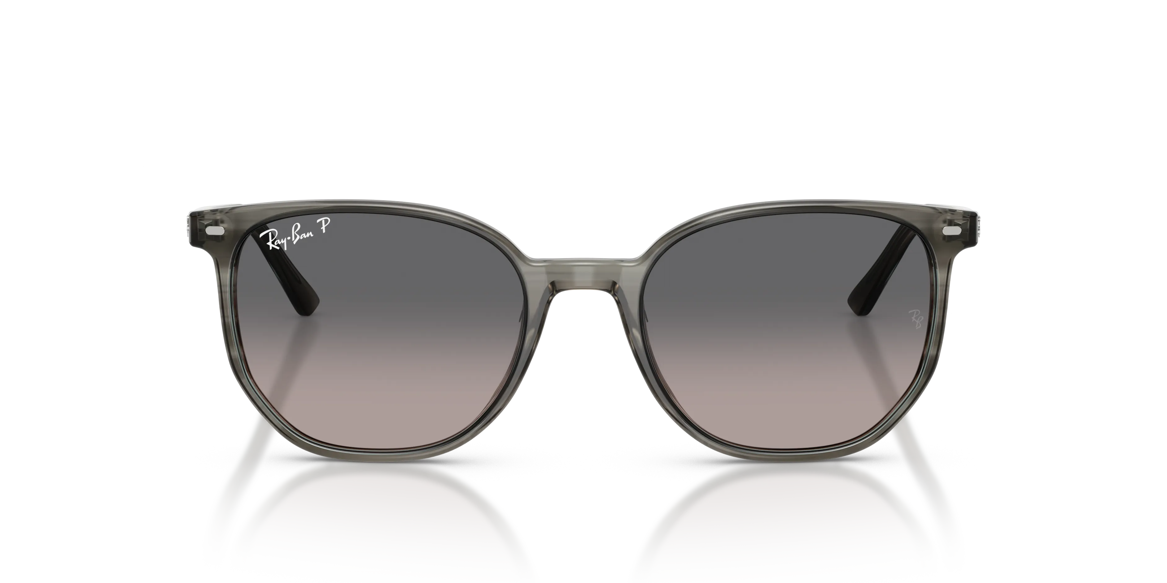Ray - Ban RB2197 ELLIOT 1438M3 Occhiali da sole Acetato Grigio Grigio Squadrata Polarizzata - immagine 3