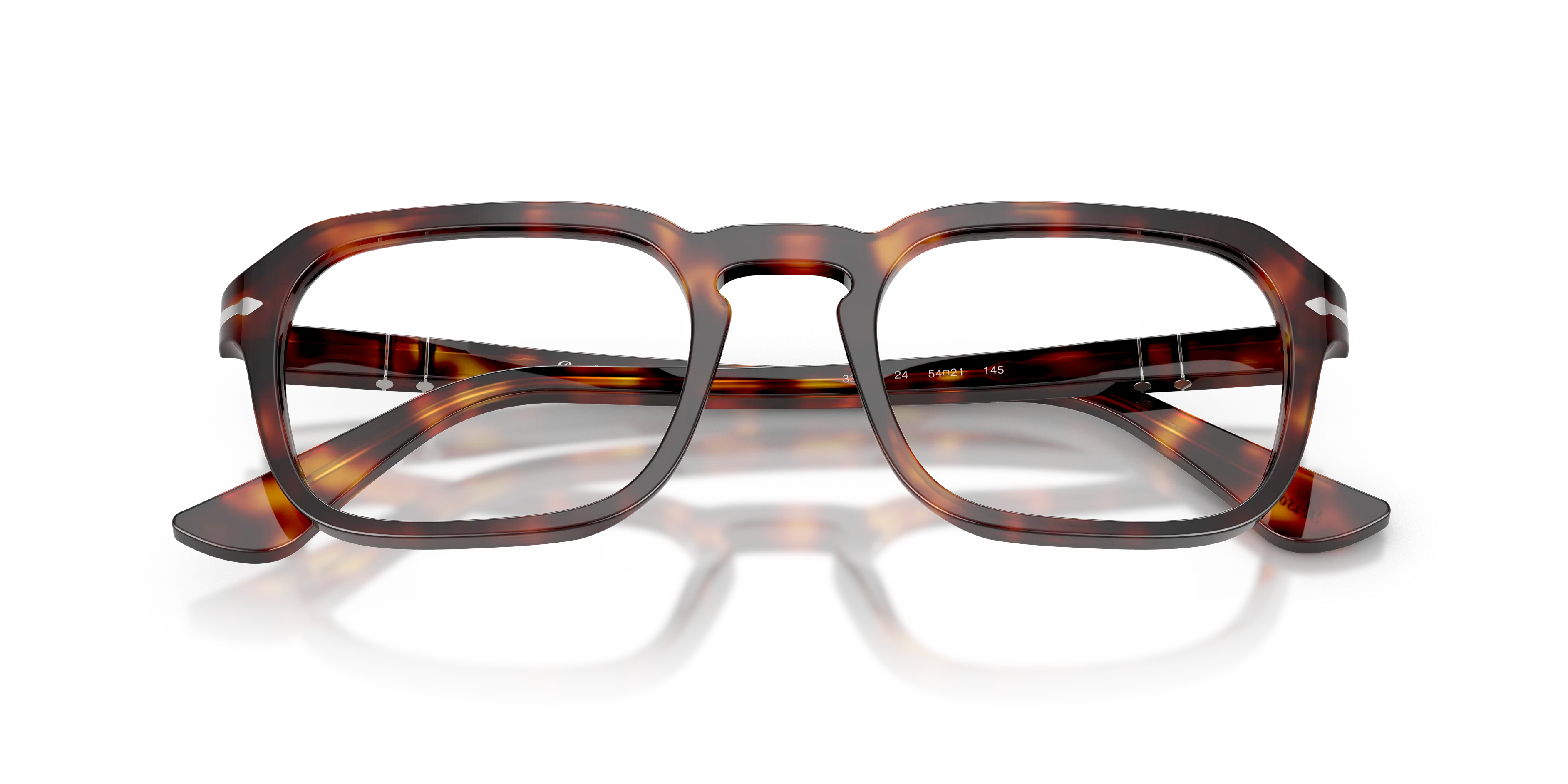 Persol PO3390V 24 Montature da vista Acetato Tartaruga Squadrata Normale - immagine 2