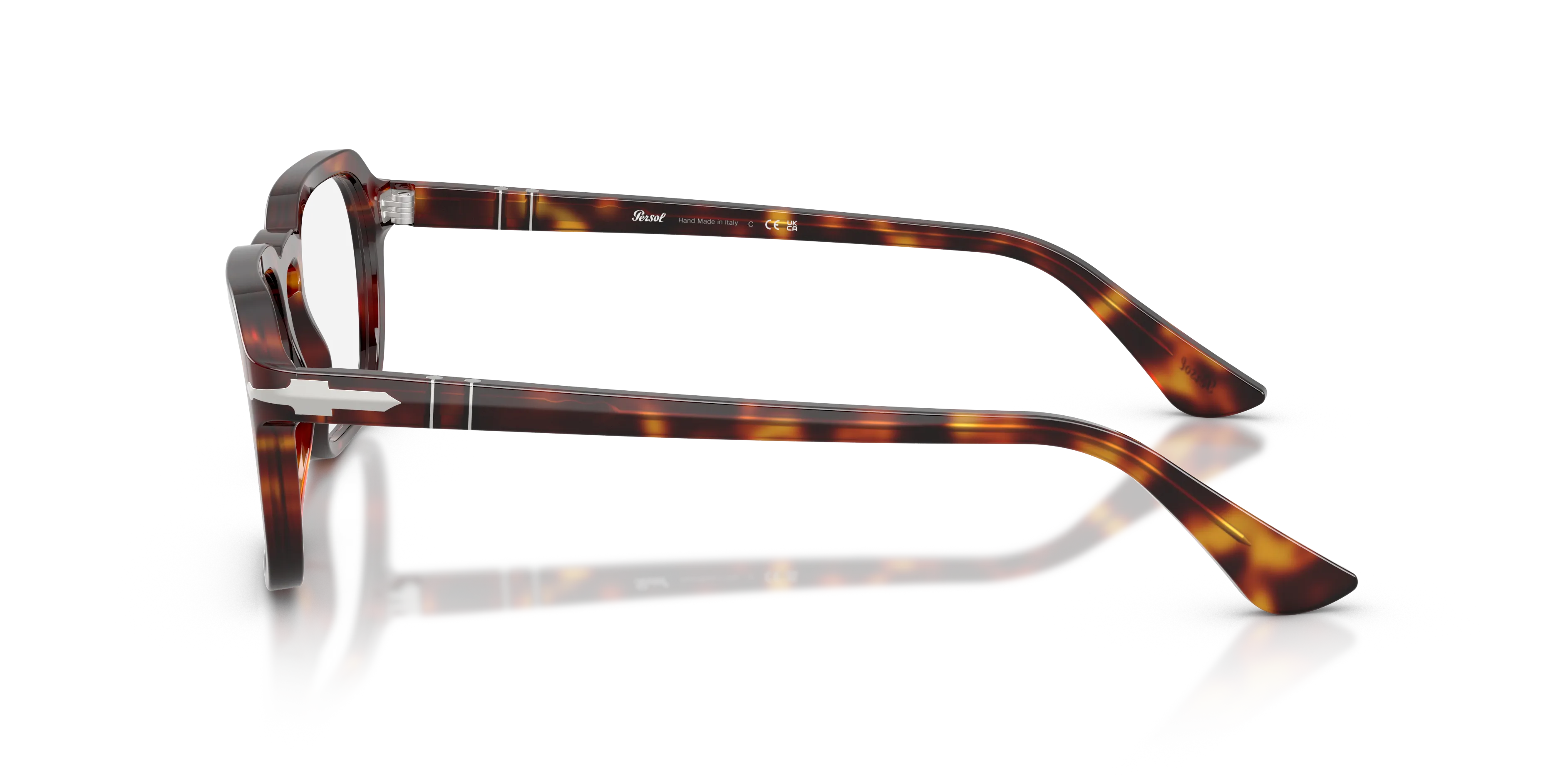 Persol PO3390V 24 Montature da vista Acetato Tartaruga Squadrata Normale - immagine 4