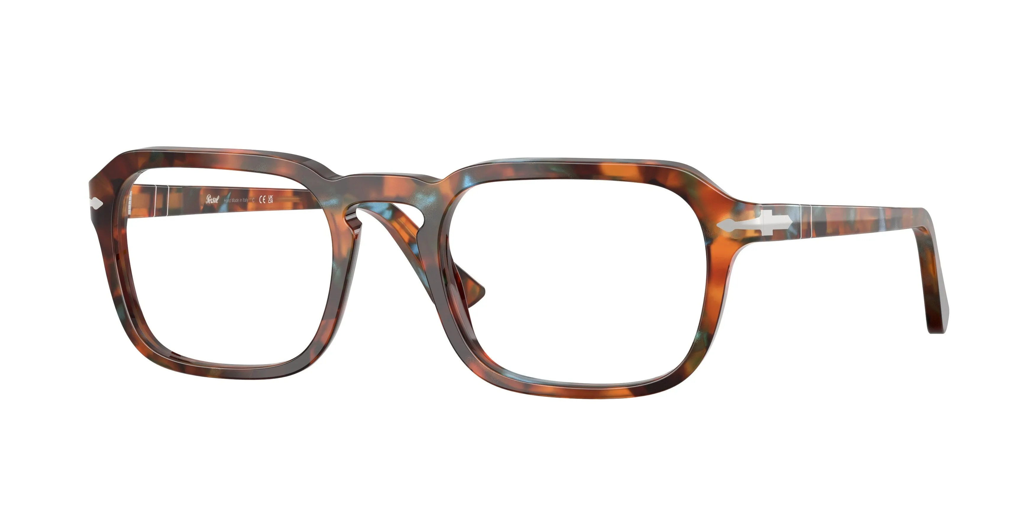 Persol PO3390V 1232 Montature da vista Acetato Blu Squadrata Normale - immagine 1