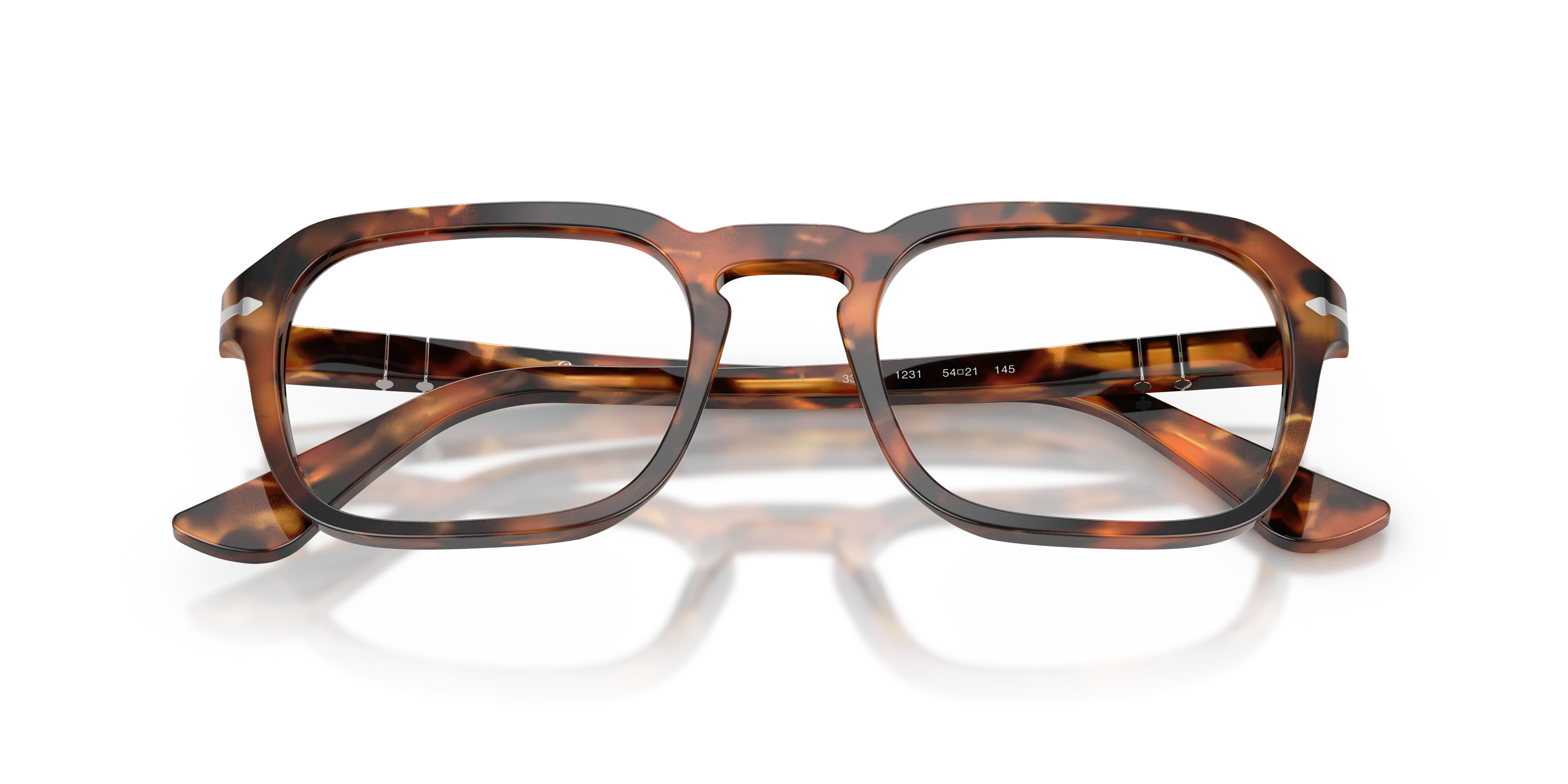 Persol PO3390V 1231 Montature da vista Acetato Marrone Squadrata Normale - immagine 2