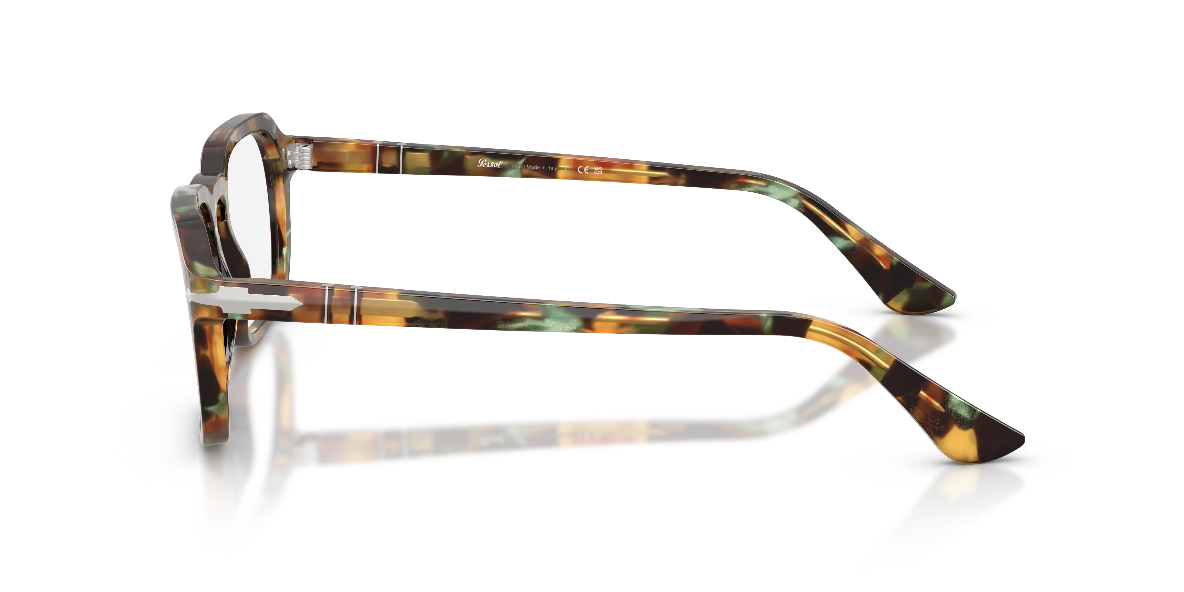Persol PO3390V 1230 Montature da vista Acetato Verde Squadrata Normale - immagine 4