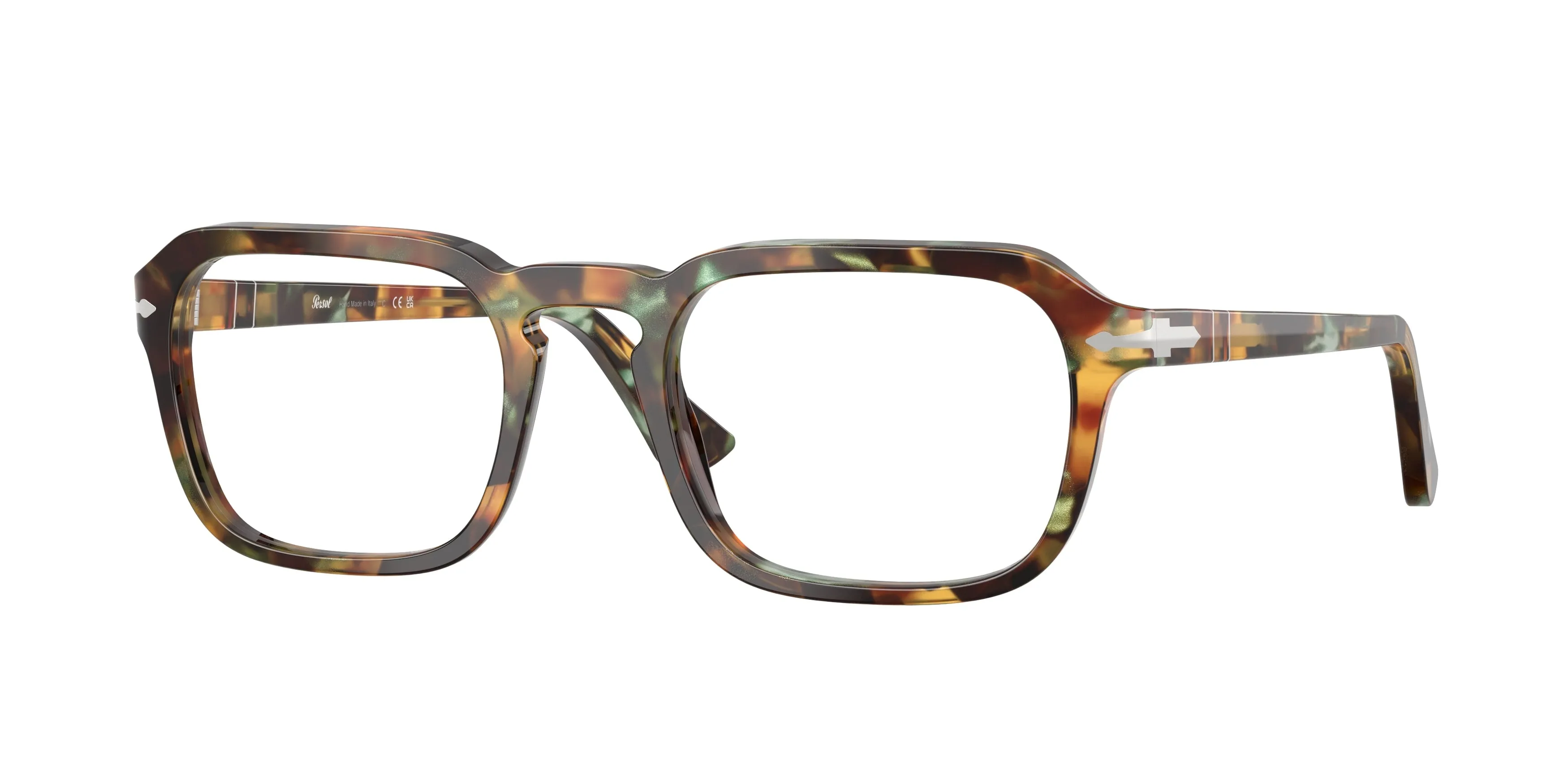 Persol PO3390V 1230 Montature da vista Acetato Verde Squadrata Normale - immagine 1