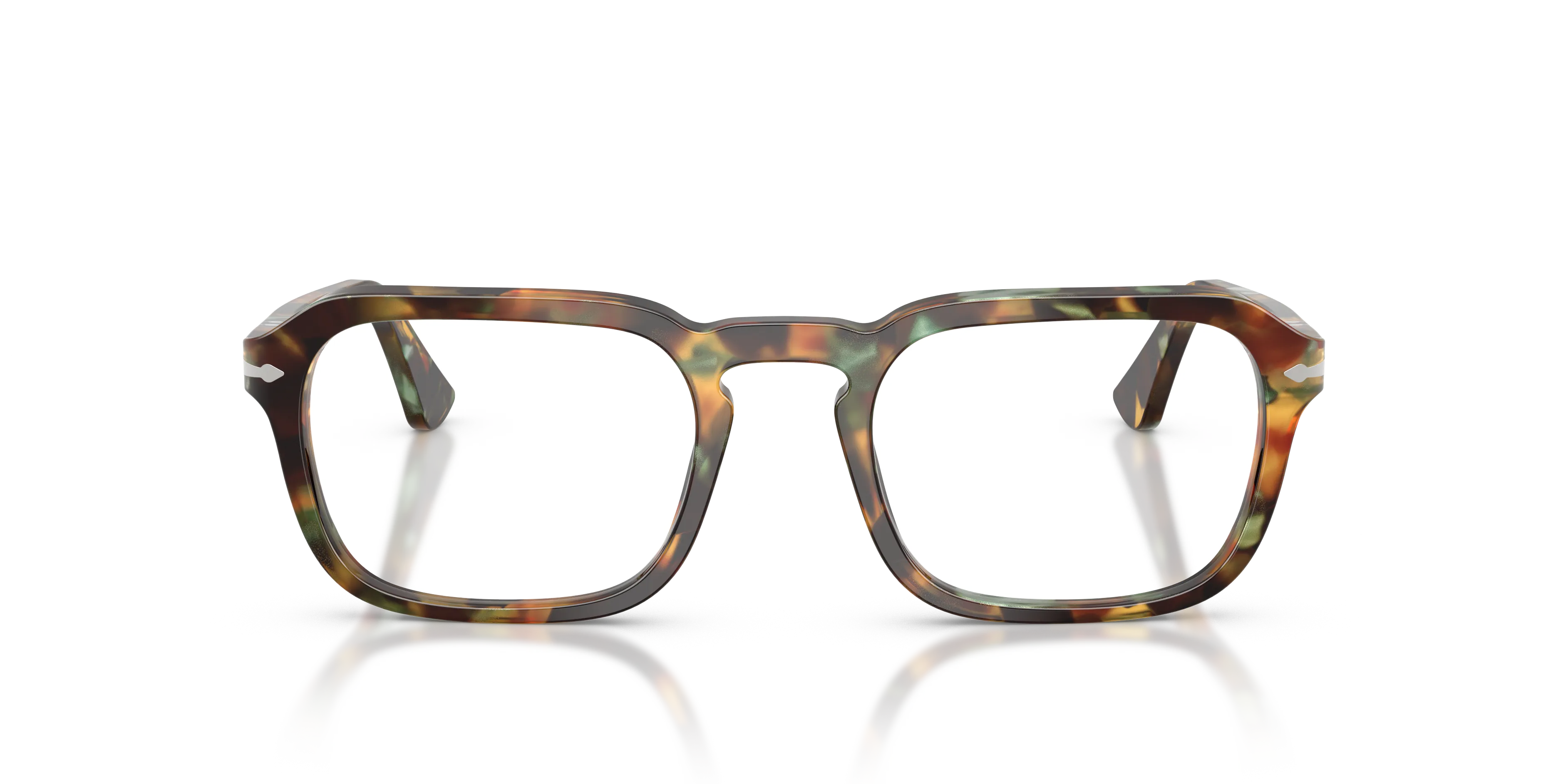 Persol PO3390V 1230 Montature da vista Acetato Verde Squadrata Normale - immagine 3