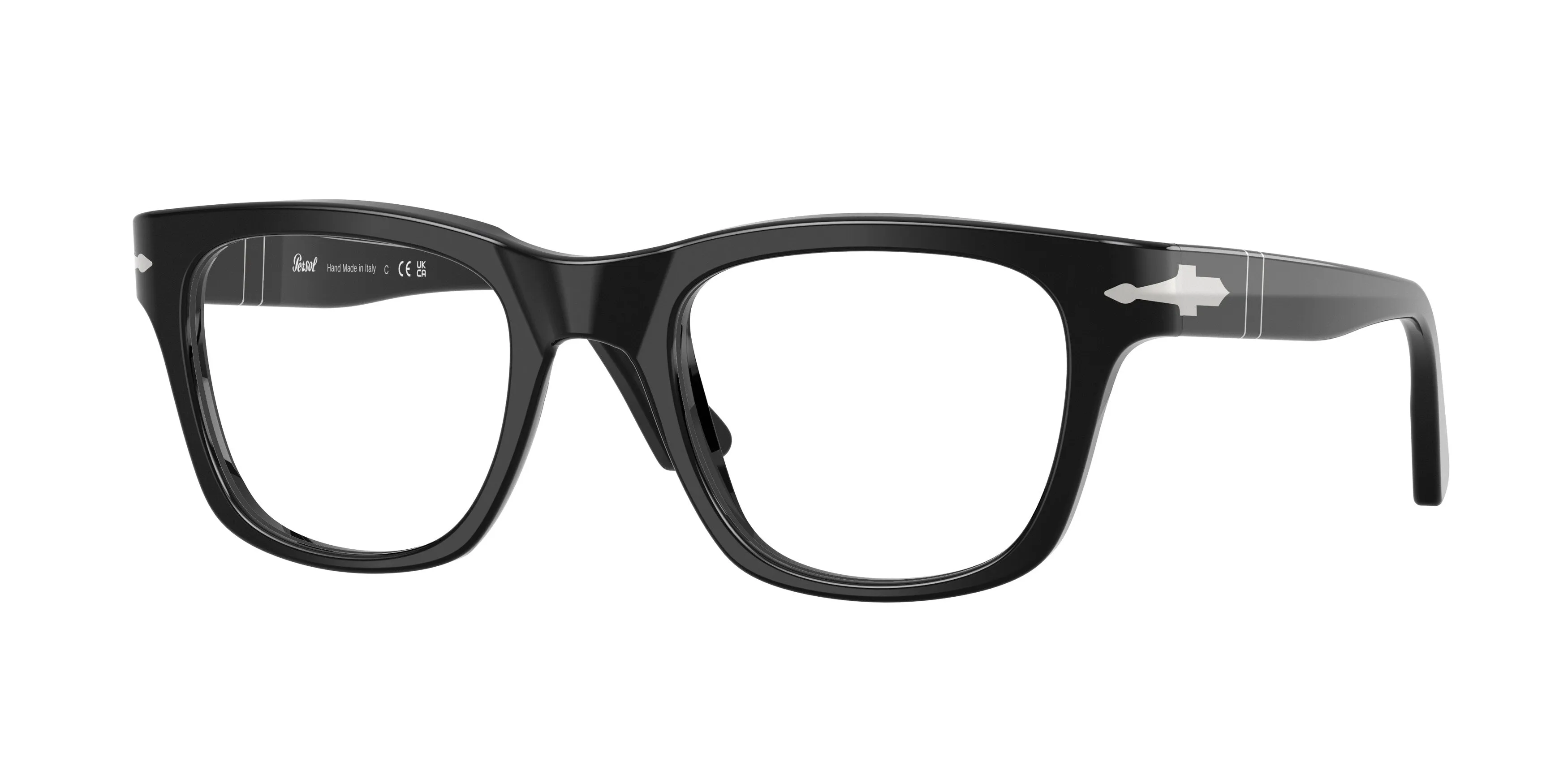 Persol PO3389V CECIL 95 Montature da vista Acetato Nero Squadrata Normale - immagine 1