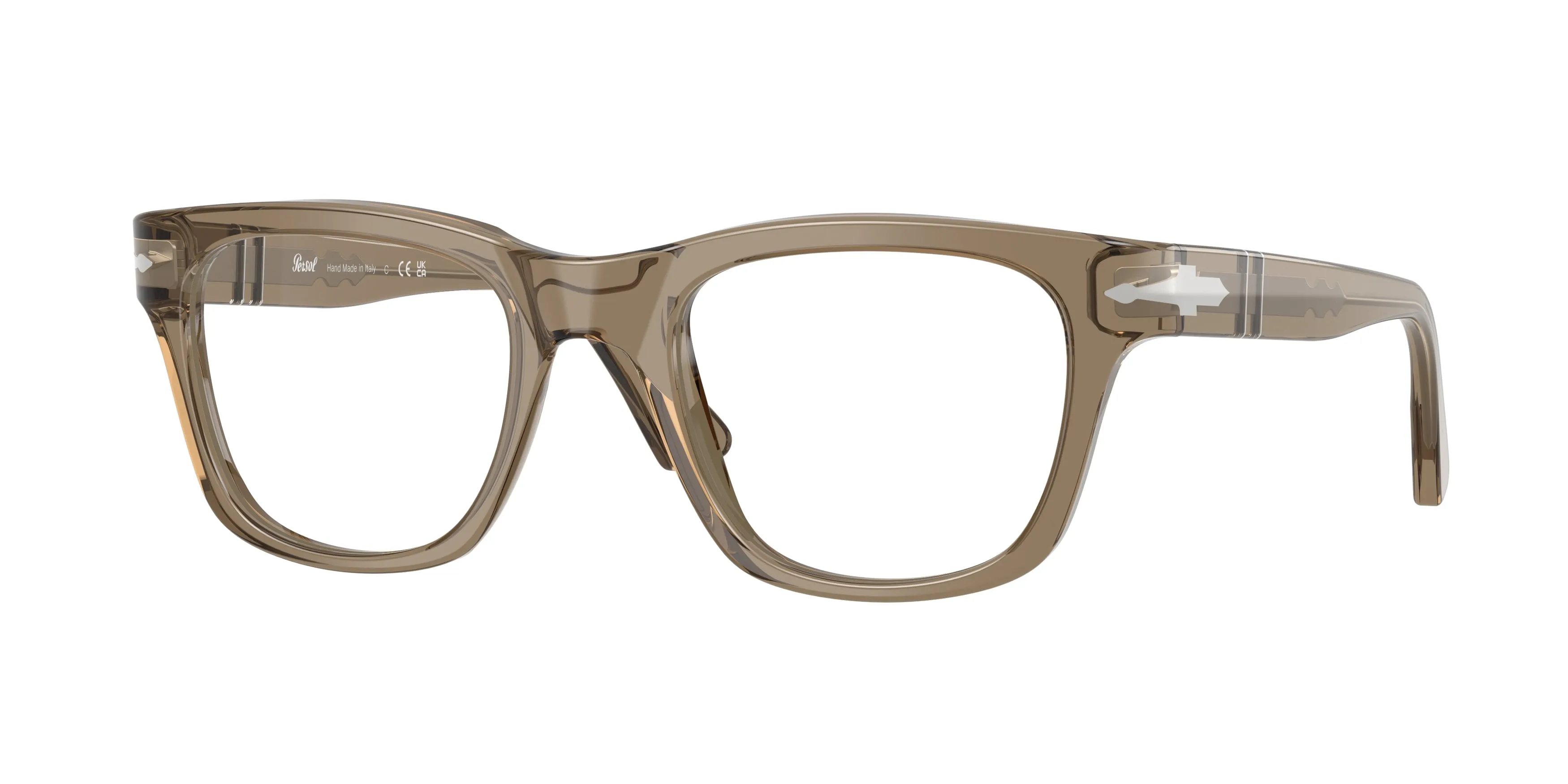 Persol PO3389V CECIL 1228 Montature da vista Acetato Marrone Squadrata Normale - immagine 1
