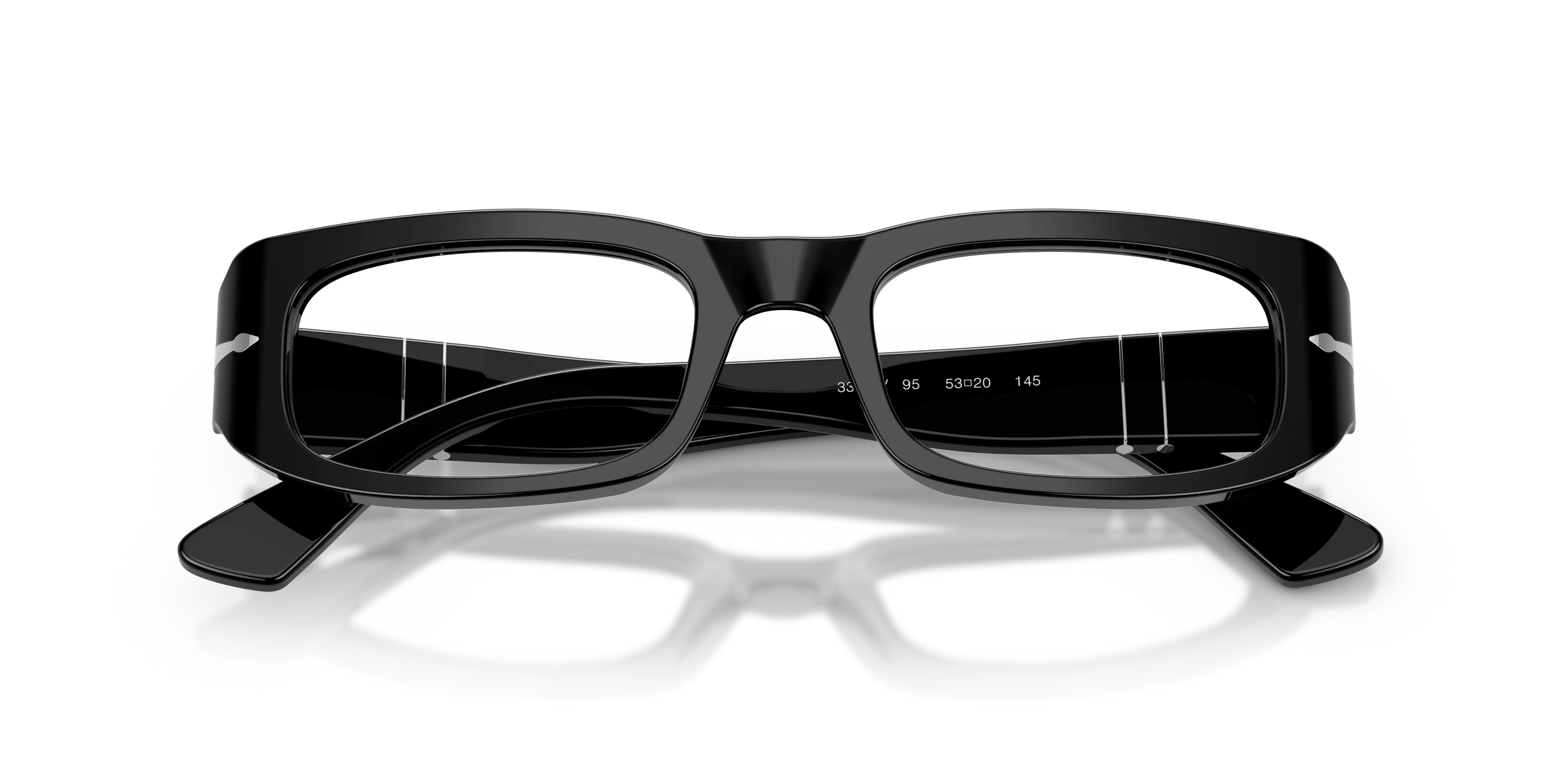 Persol PO3388V 95 Montature da vista Acetato Nero Pillow Normale - immagine 2