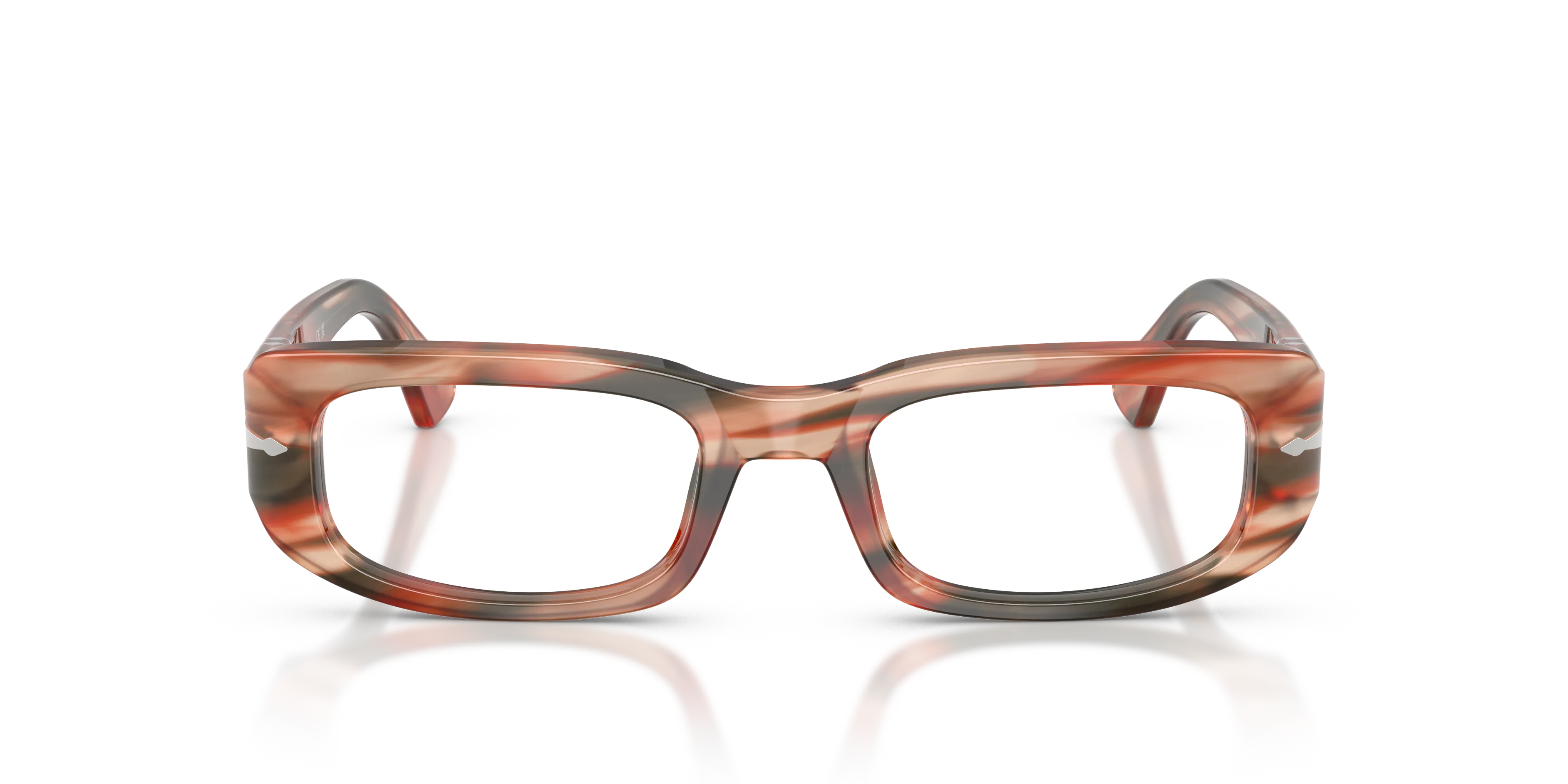 Persol PO3388V 1233 Montature da vista Acetato Rosso Pillow Normale - immagine 3