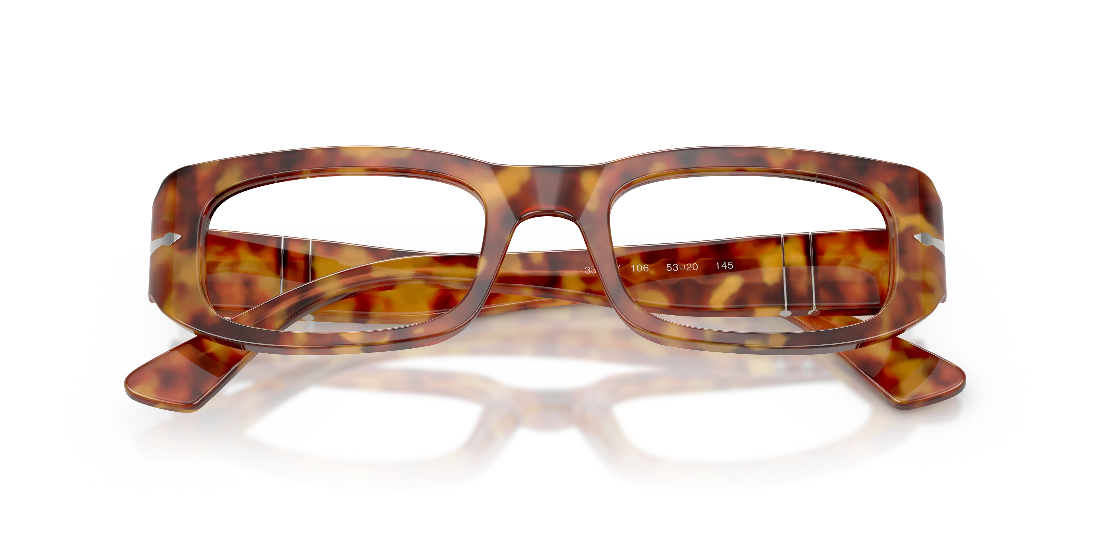 Persol PO3388V 106 Montature da vista Acetato Tartaruga Pillow Normale - immagine 2