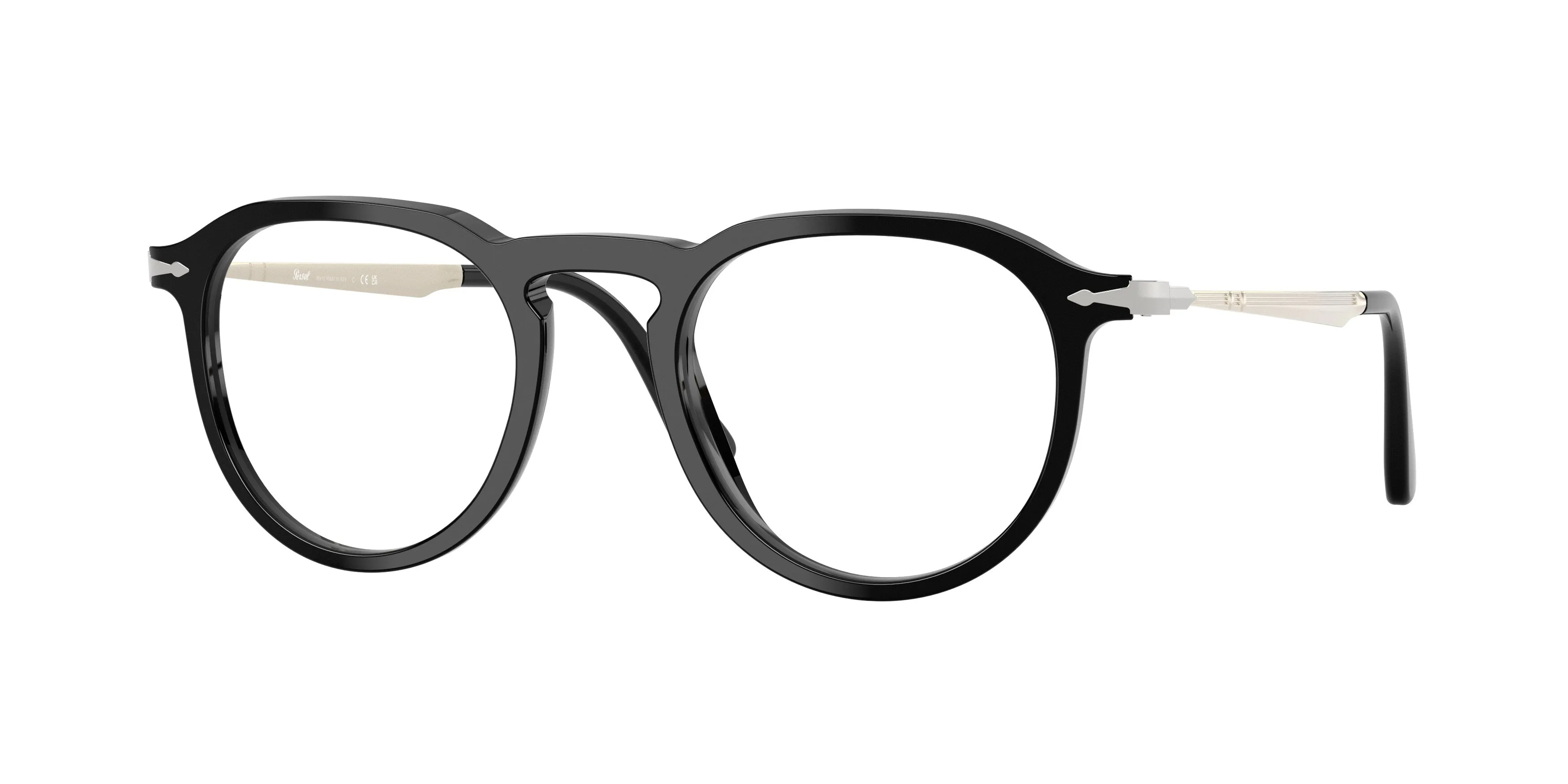 Persol PO3387V PIER 95 Montature da vista Acetato Nero Pillow Normale - immagine 1