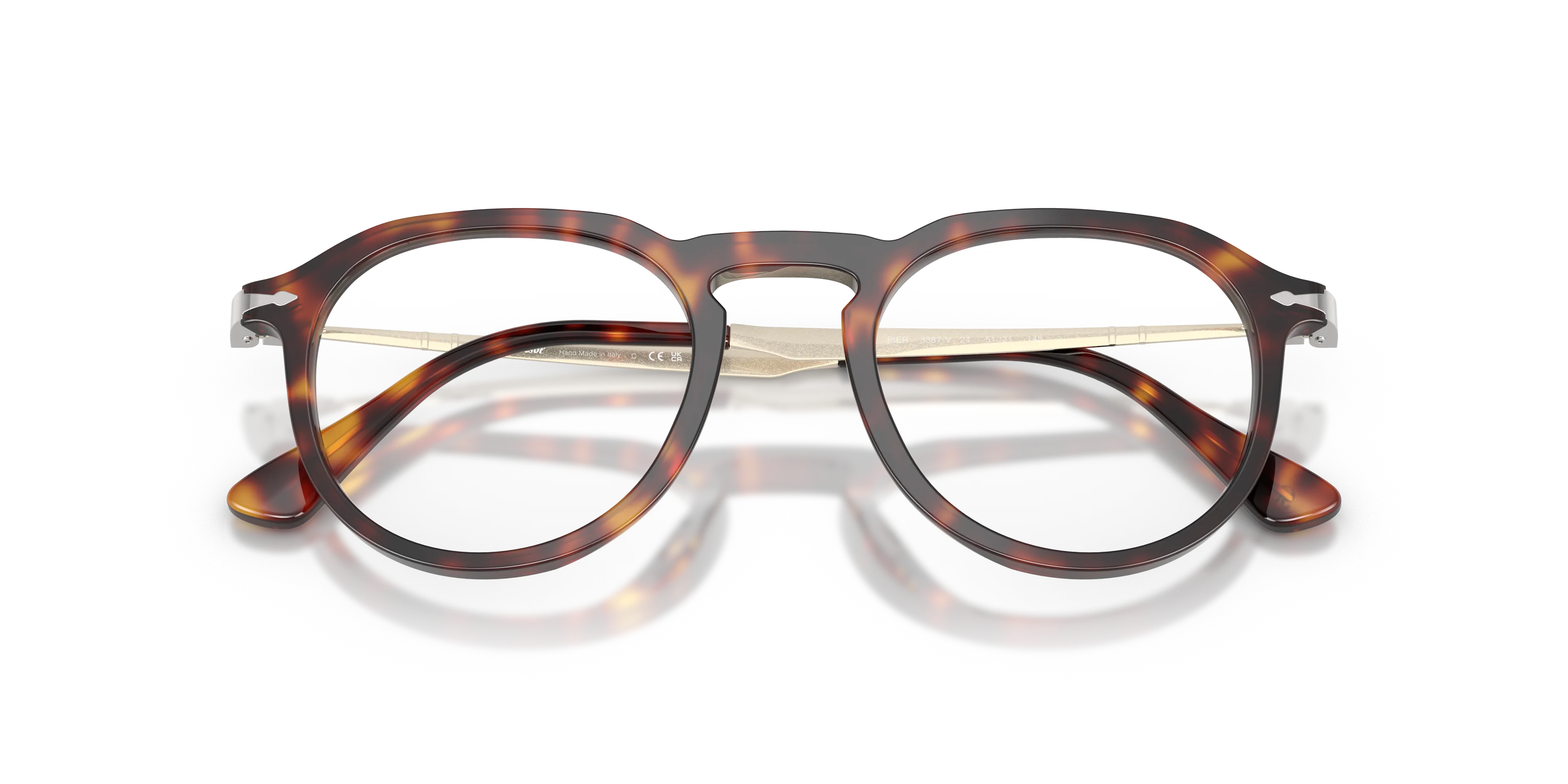 Persol PO3387V PIER 24 Montature da vista Acetato Tartaruga Pillow Normale - immagine 2