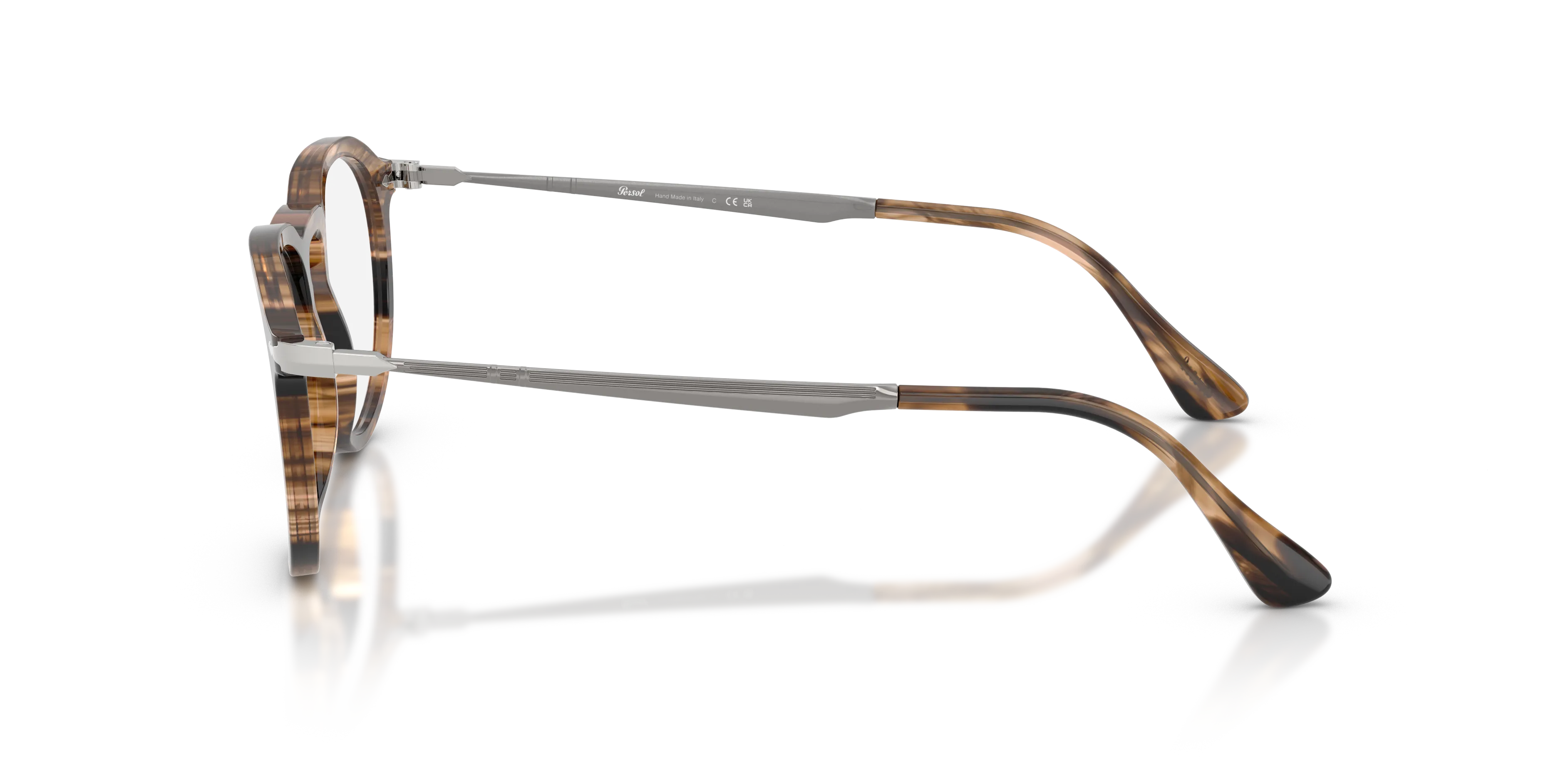 Persol PO3387V PIER 1236 Montature da vista Acetato Marrone Pillow Normale - immagine 4