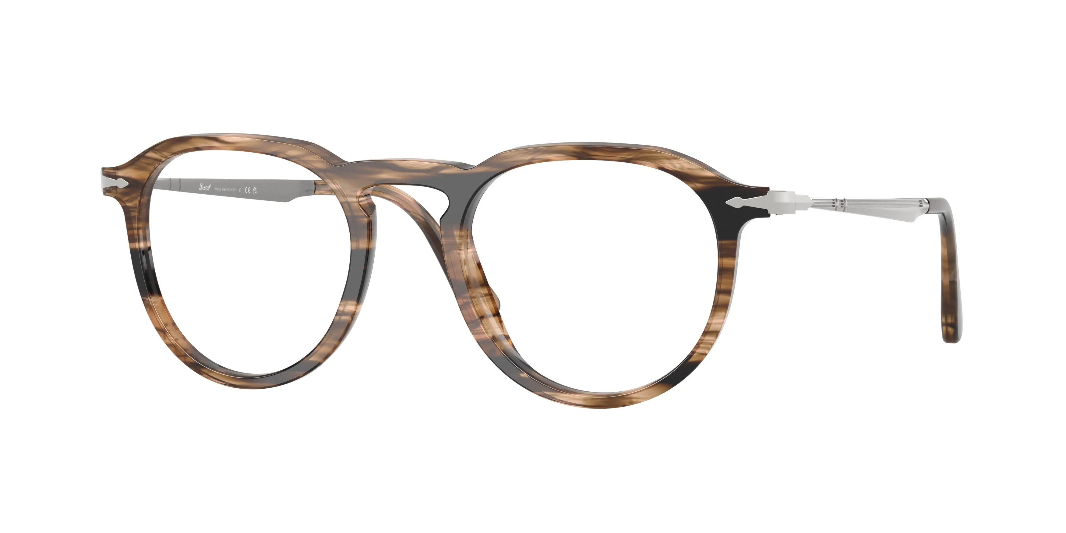 Persol PO3387V PIER 1236 Montature da vista Acetato Marrone Pillow Normale - immagine 1
