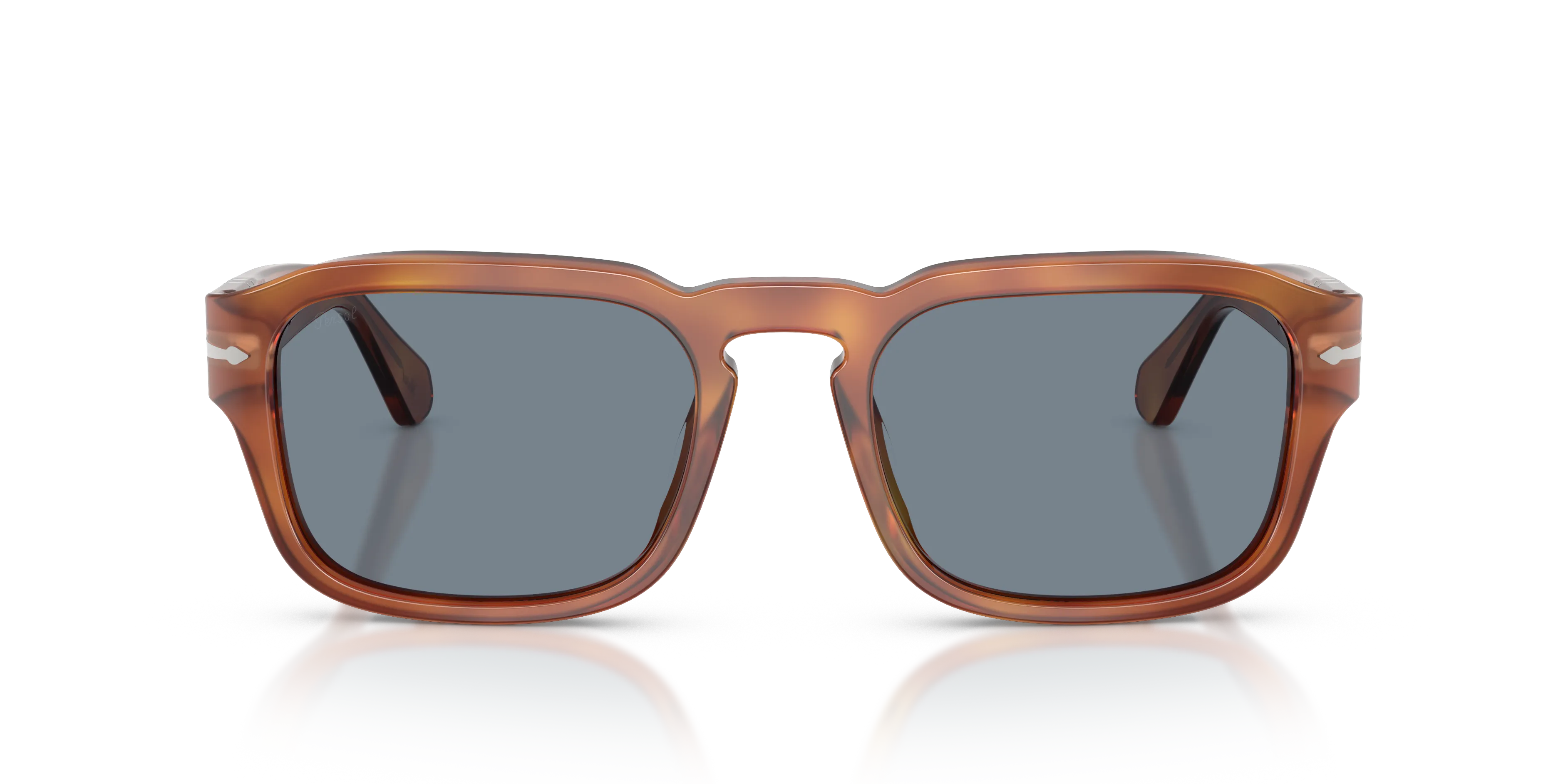 Persol PO3386S 96/56 Occhiali da sole Acetato Marrone Blu Pillow Normale - immagine 3