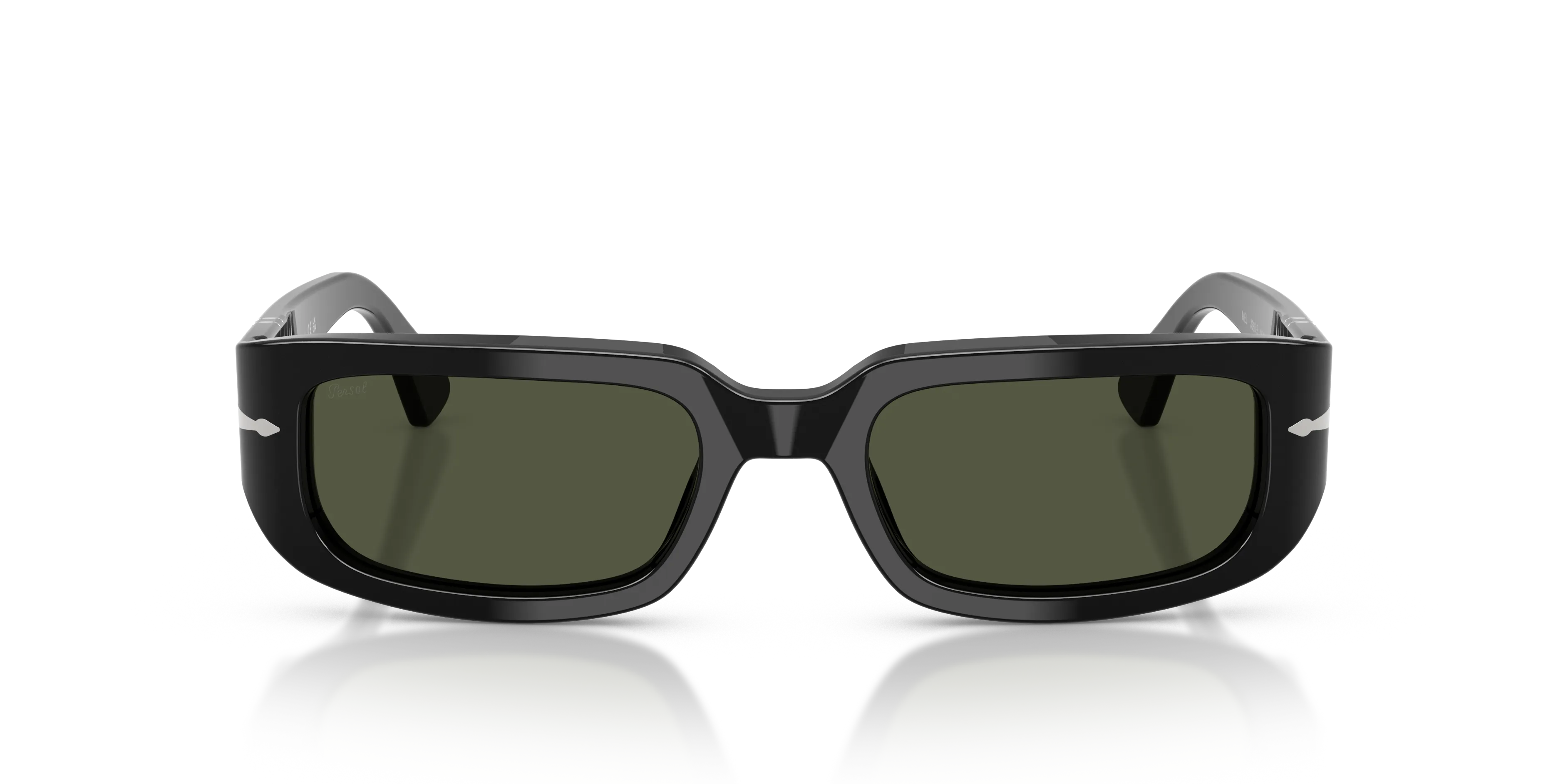 Persol PO3385S MEL 95/31 Occhiali da sole Acetato Nero Verde Pillow Normale - immagine 3