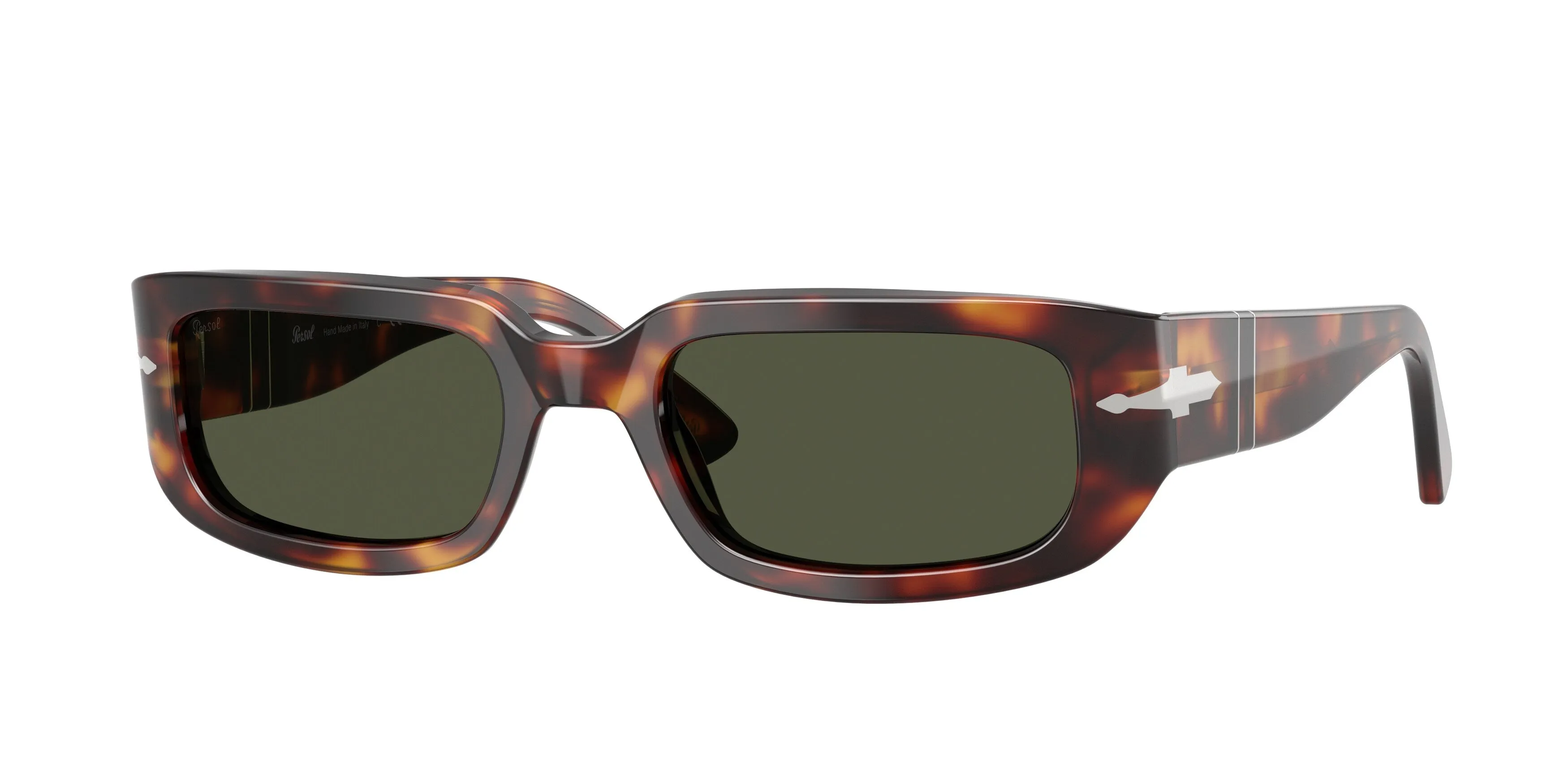 Persol PO3385S MEL 24/31 Occhiali da sole Acetato Tartaruga Verde Pillow Normale - immagine 1