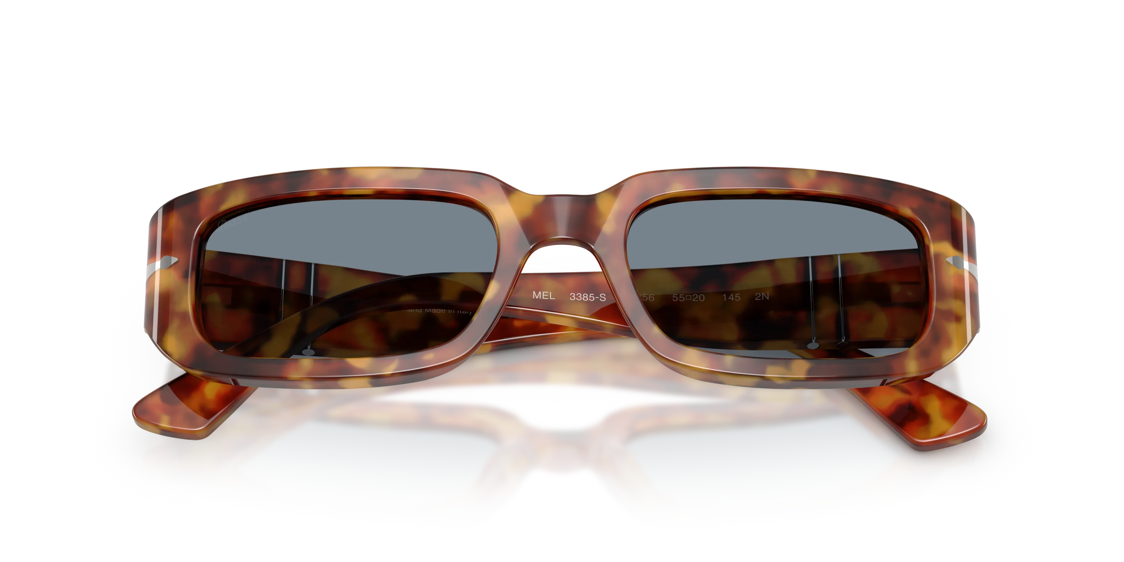 Persol PO3385S MEL 106/56 Occhiali da sole Acetato Tartaruga Blu Pillow Normale - immagine 2