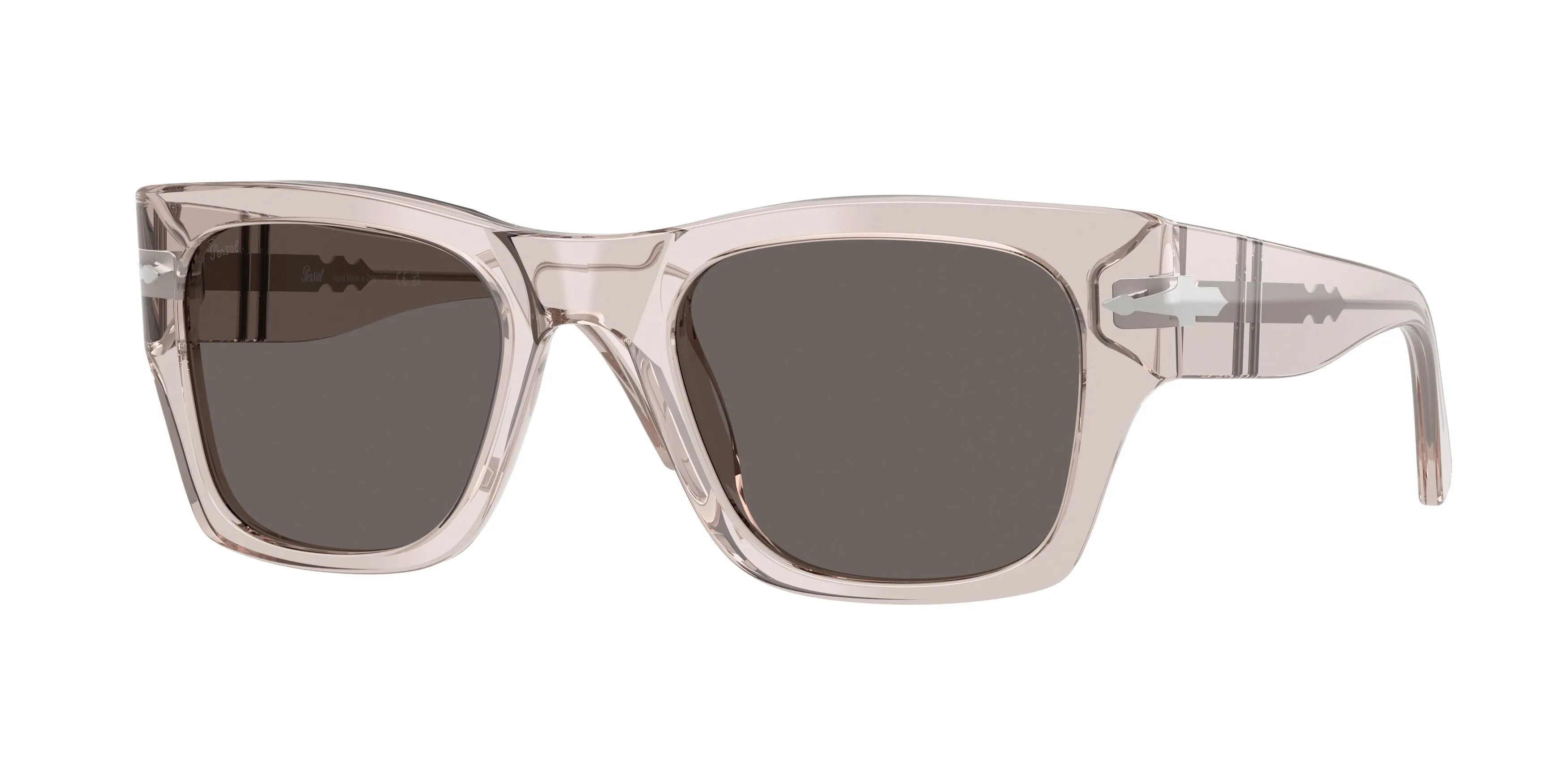 Persol PO3384S 1229B1 Occhiali da sole Acetato Grigio Grigio Squadrata Normale - immagine 1
