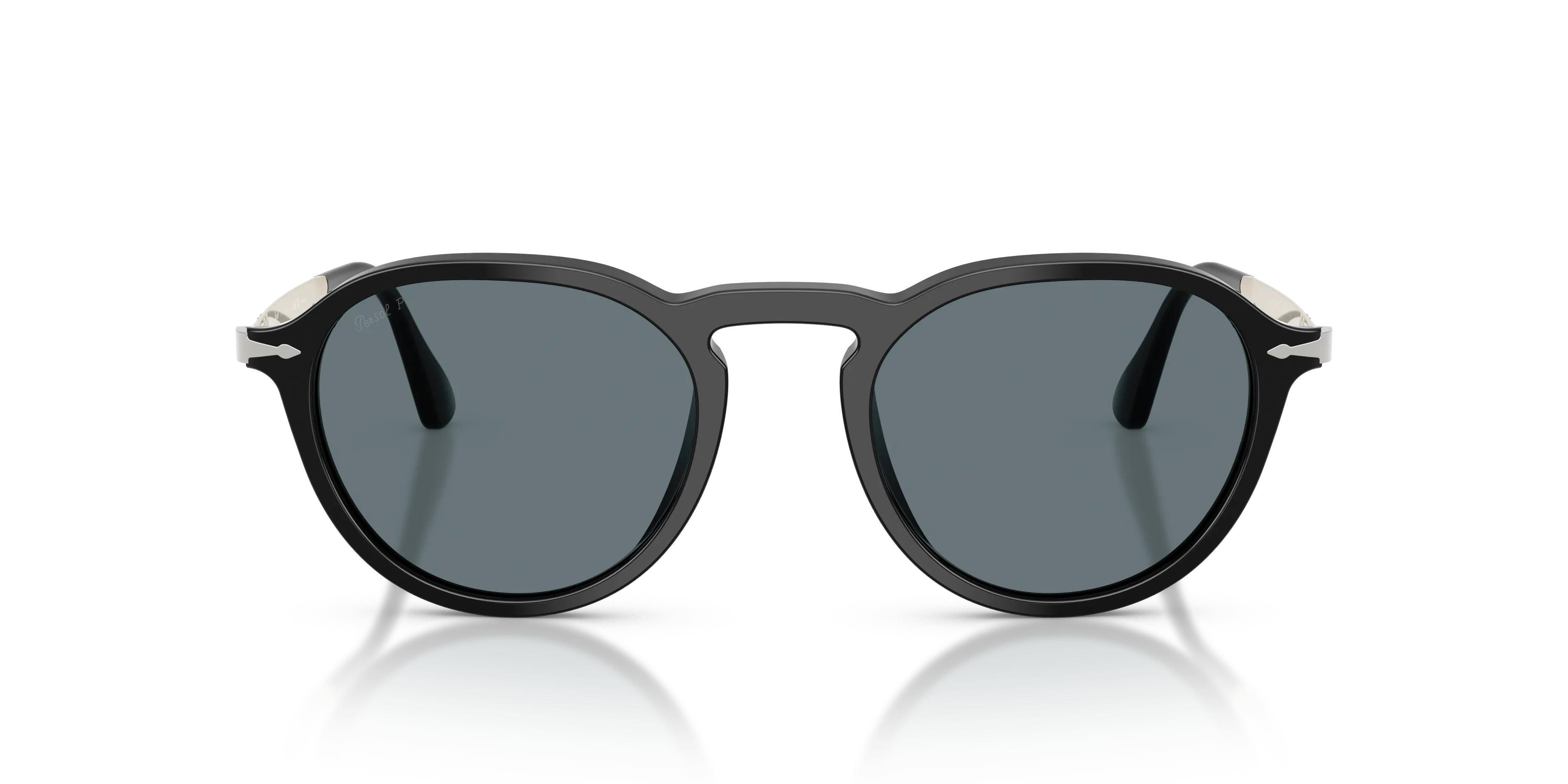Persol PO3383S 95/3R Occhiali da sole Acetato Nero Grigio Pantos Polarizzata - immagine 3