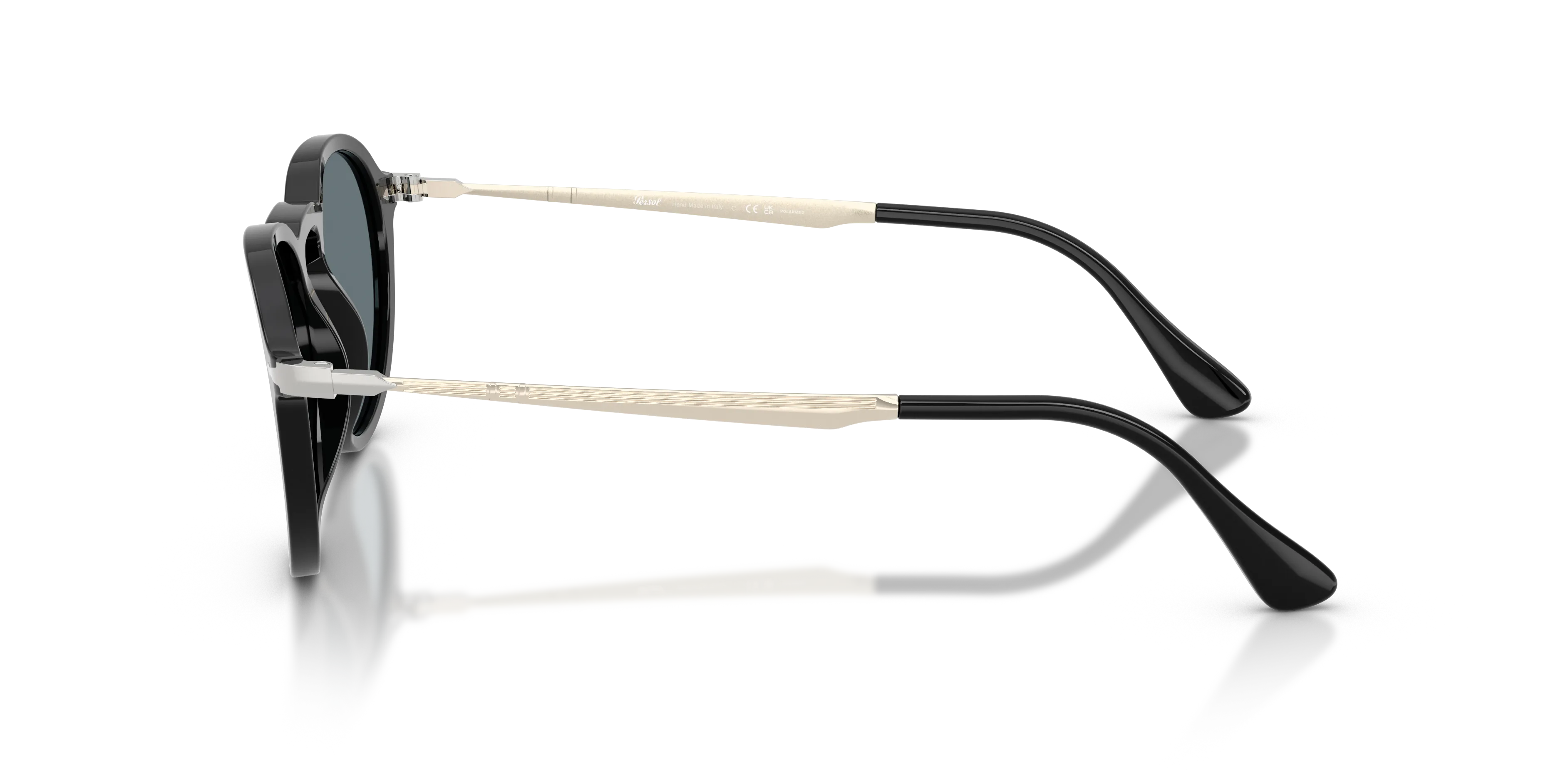 Persol PO3383S 95/3R Occhiali da sole Acetato Nero Grigio Pantos Polarizzata - immagine 4