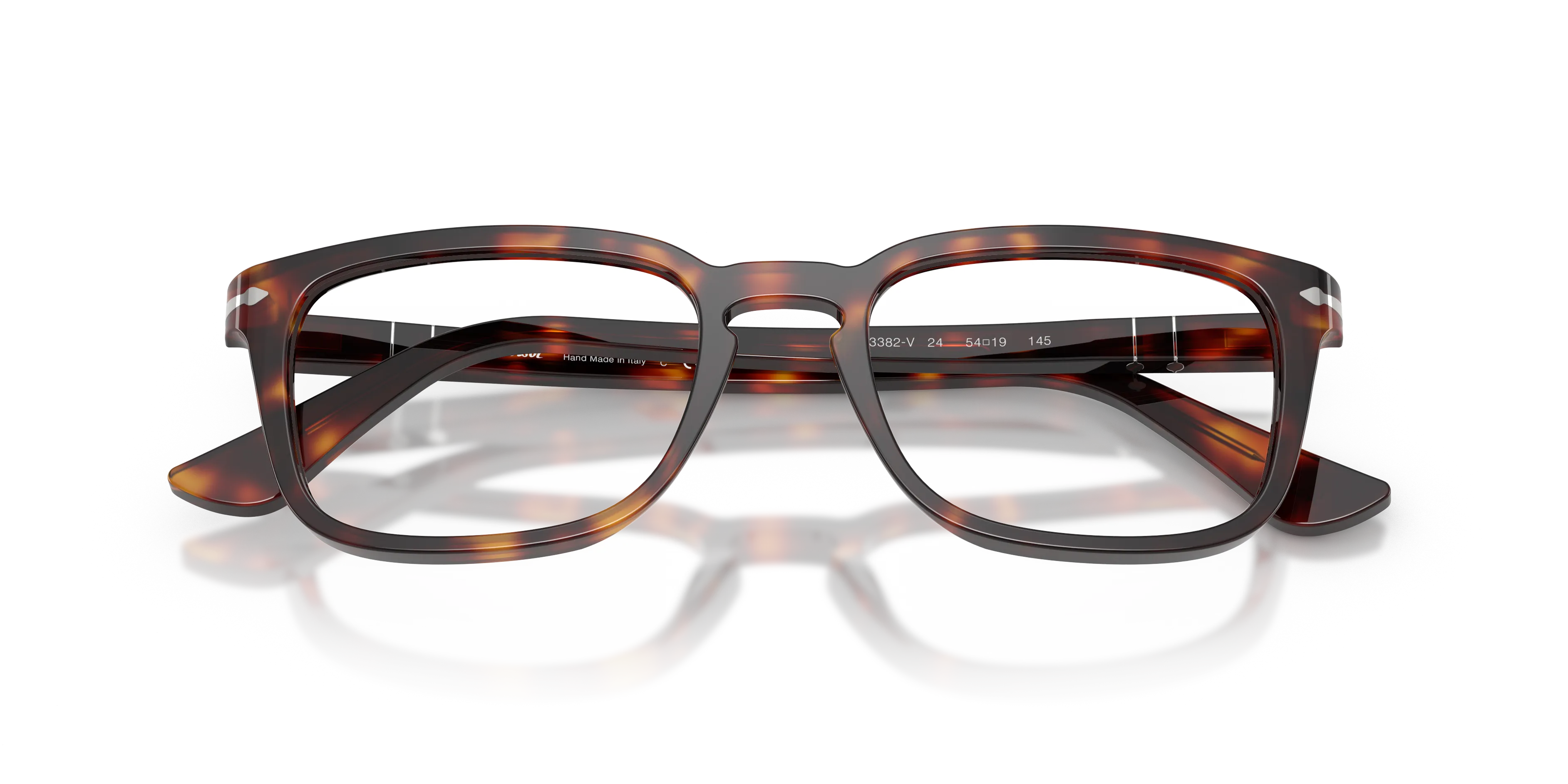 Persol PO3382V 24 Montature da vista Acetato Tartaruga Pillow Normale - immagine 2