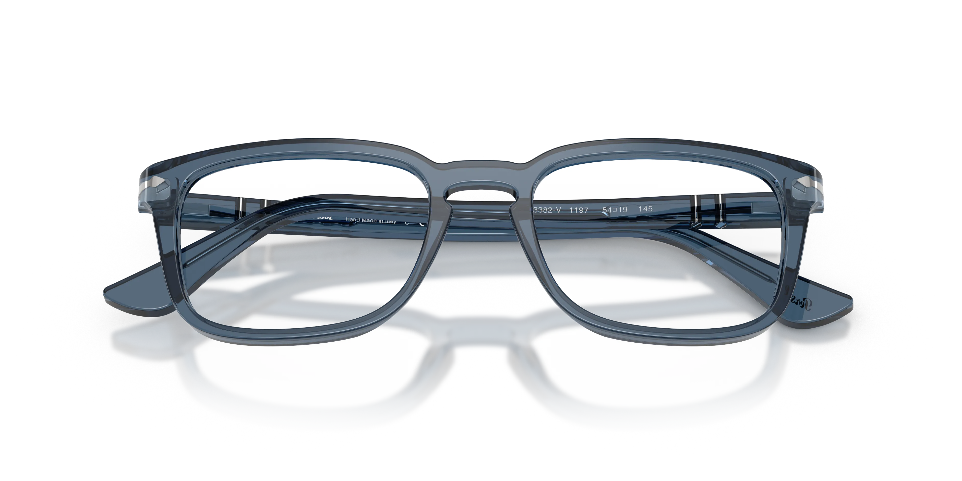 Persol PO3382V 1197 Montature da vista Acetato Blu Pillow Normale - immagine 2
