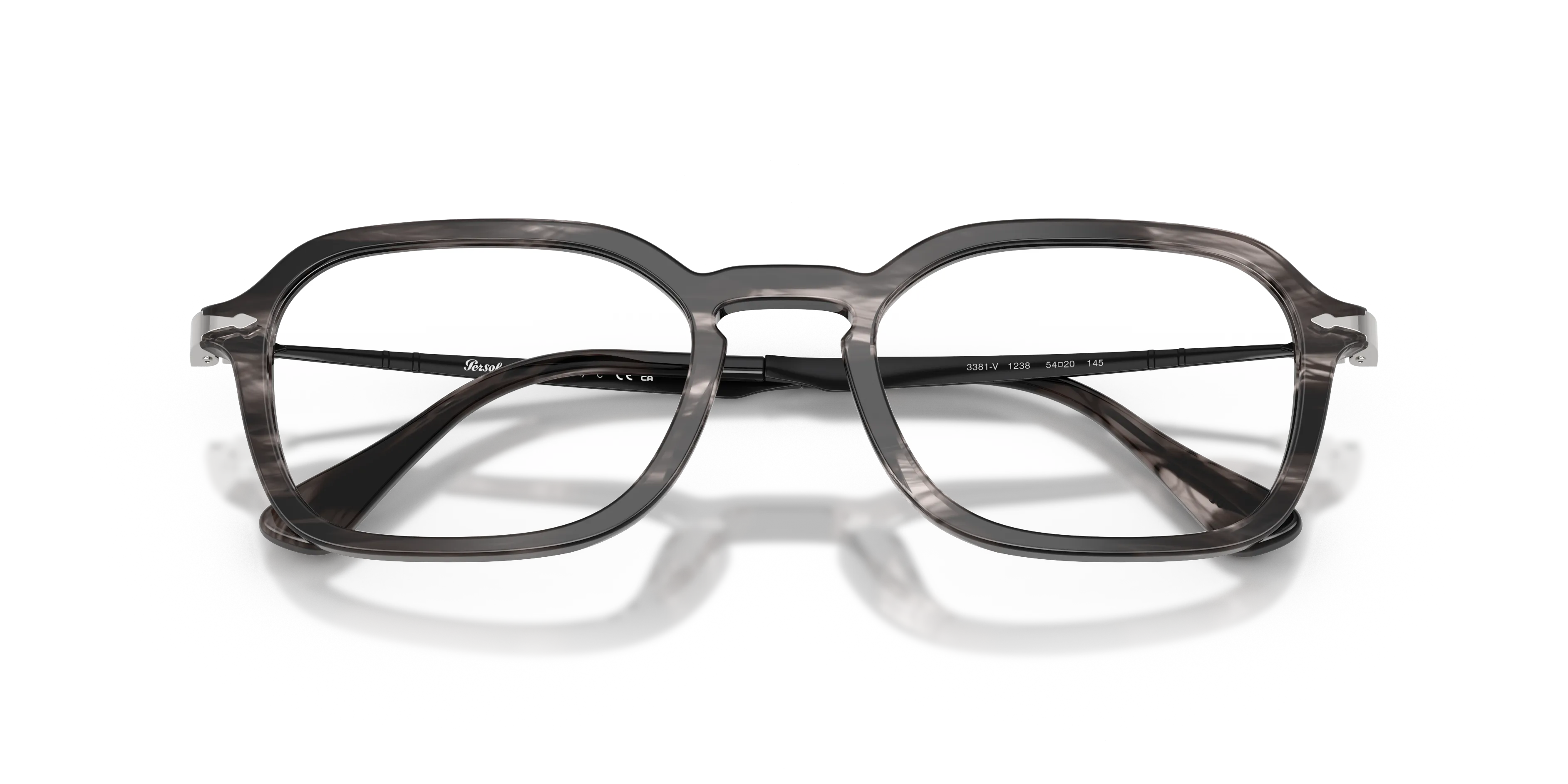 Persol PO3381V 1238 Montature da vista Acetato Grigio Pillow Normale - immagine 2