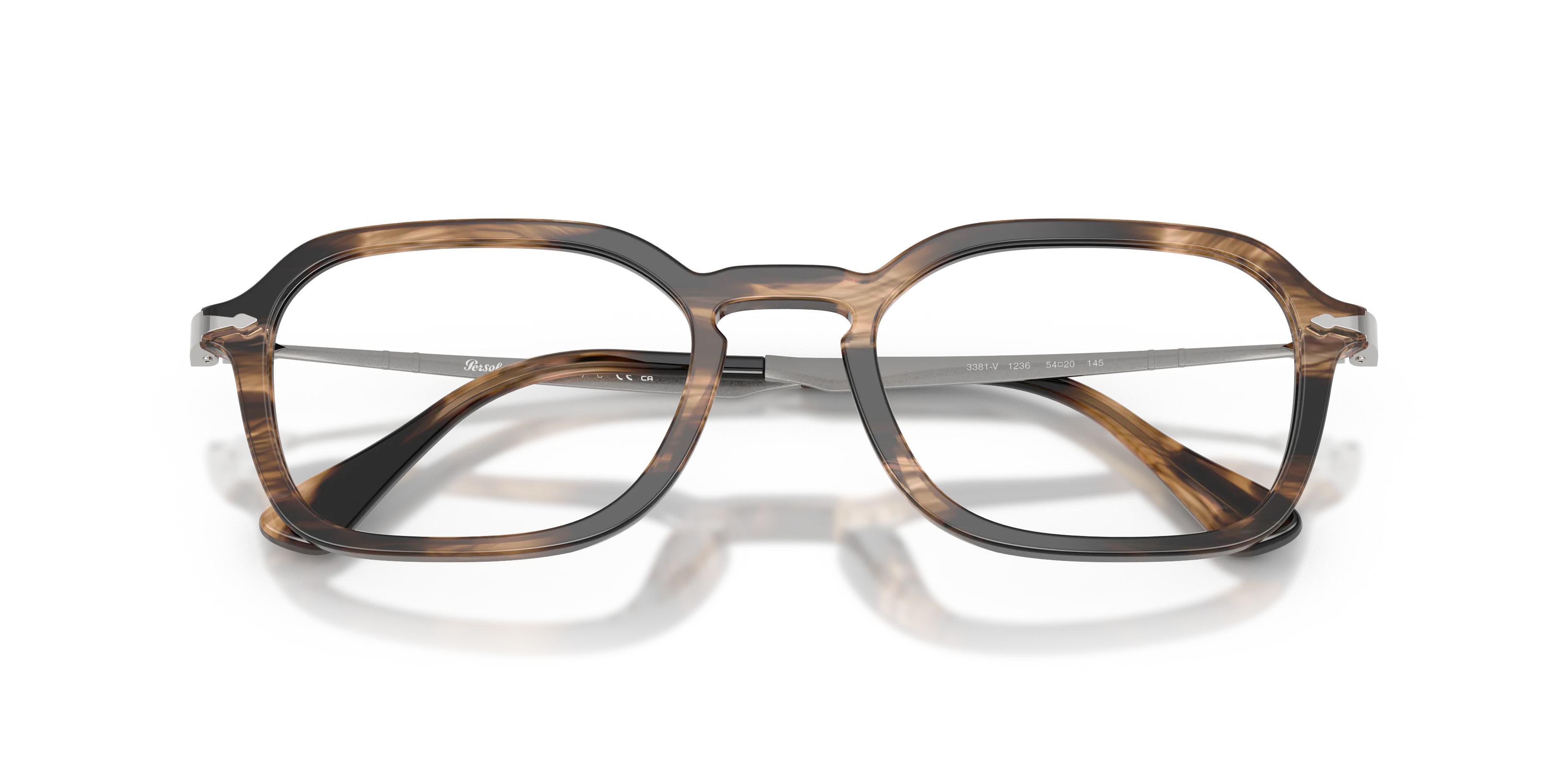 Persol PO3381V 1236 Montature da vista Acetato Marrone Pillow Normale - immagine 2