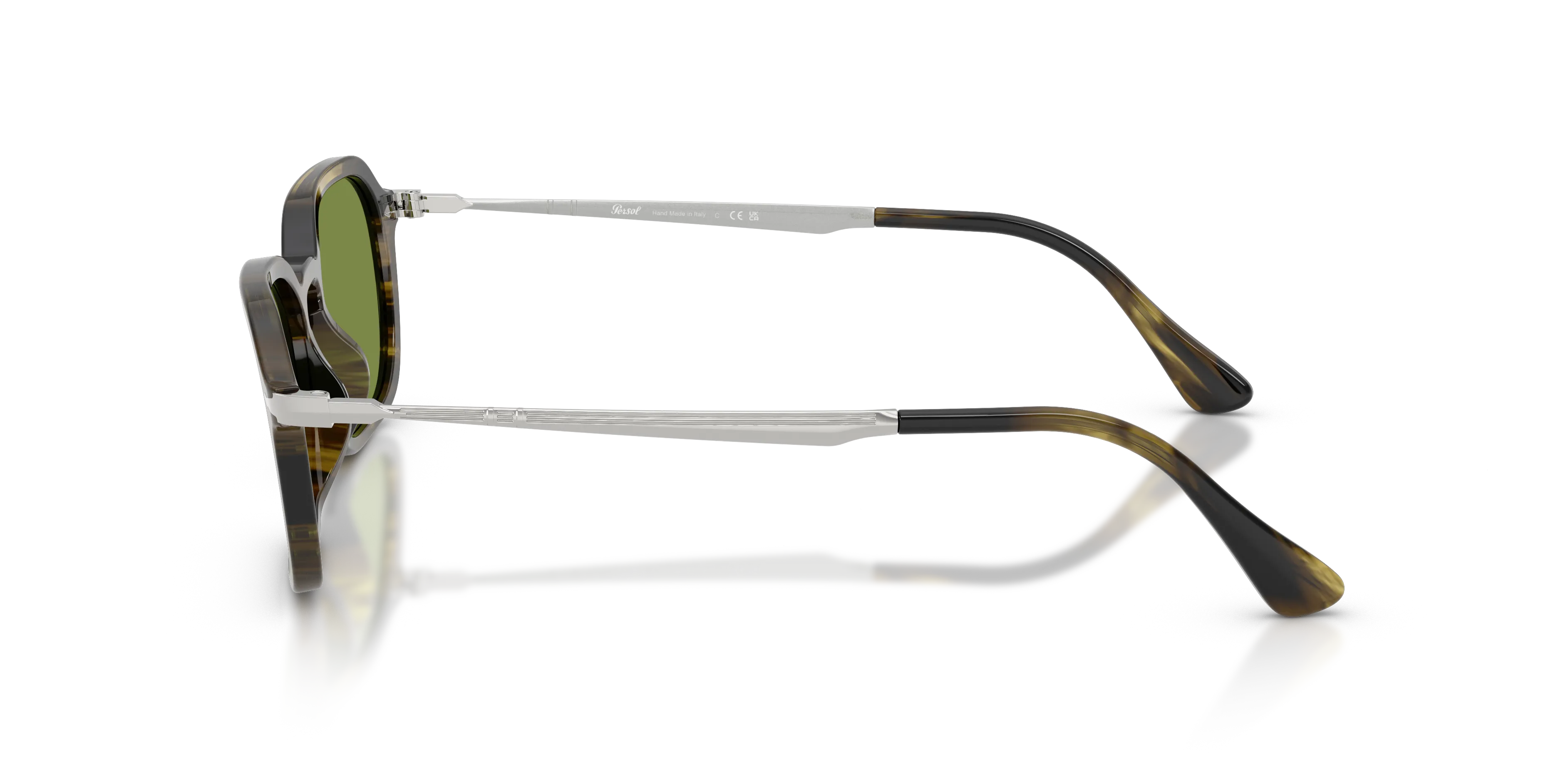 Persol PO3381S 12374E Occhiali da sole Acetato Verde Verde Pantos Normale - immagine 4