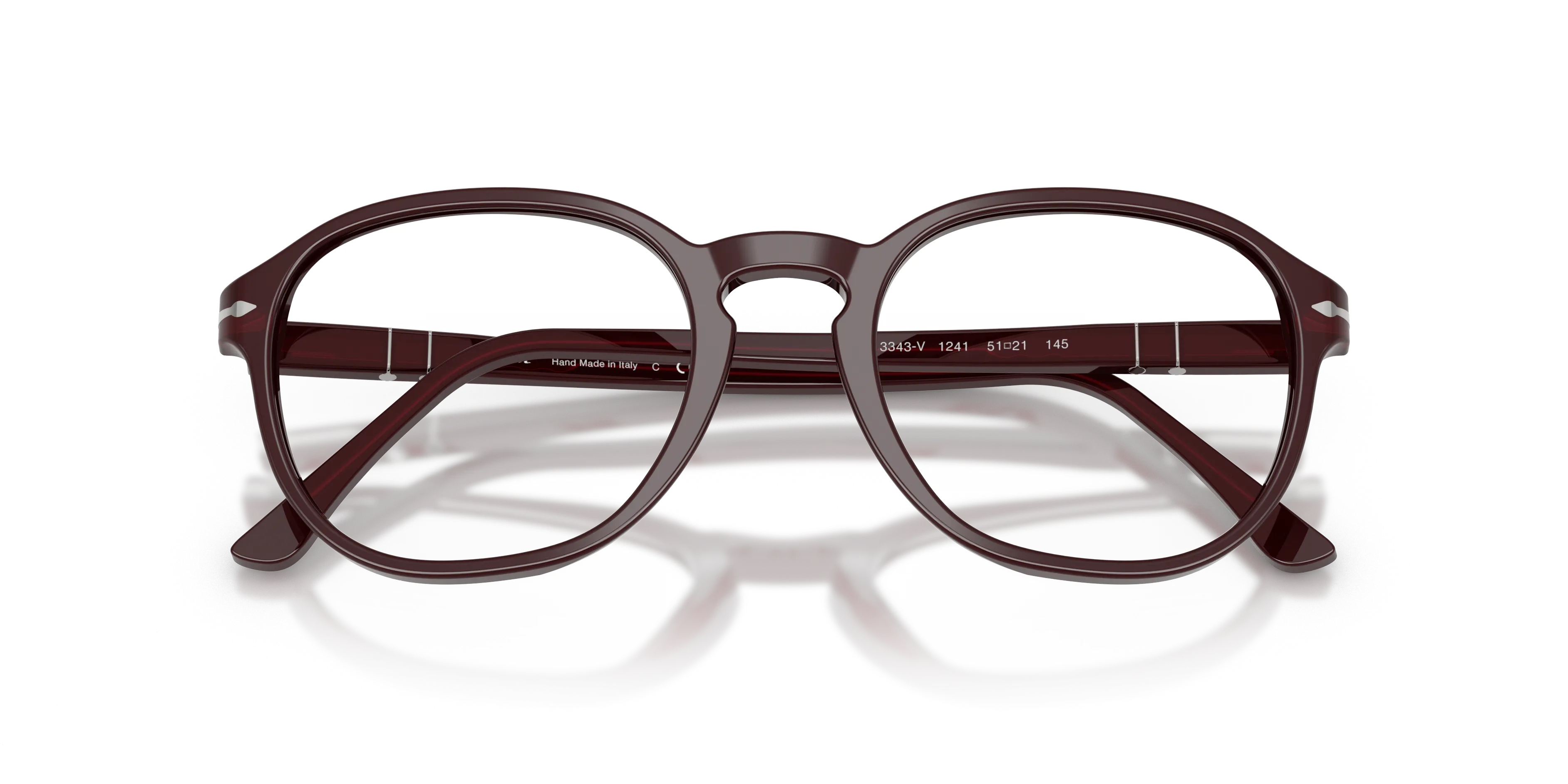 Persol PO3343V 1241 Montature da vista Acetato Viola Pantos Normale - immagine 2